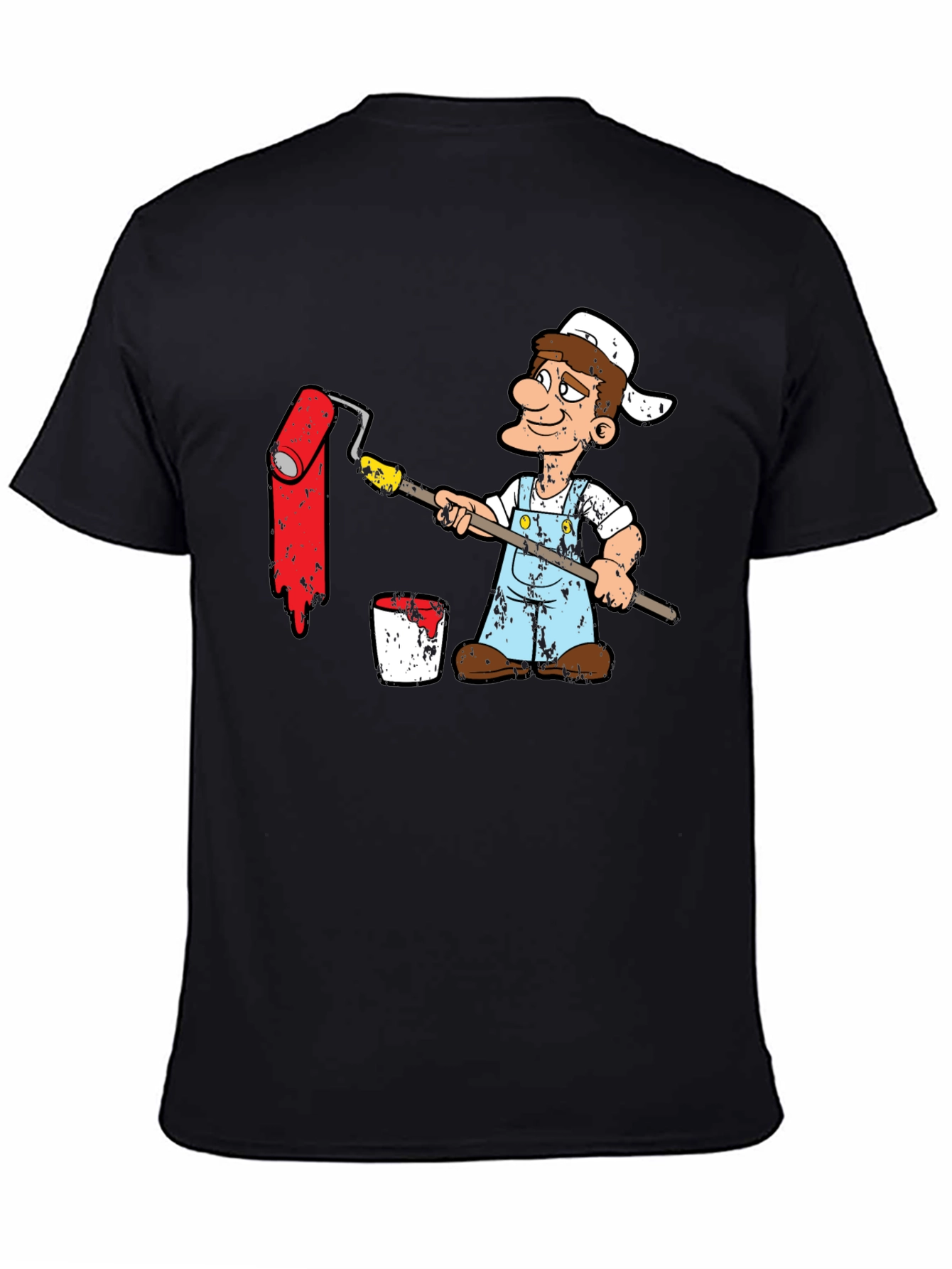 Painter Cartoon Graphic T-Shirt