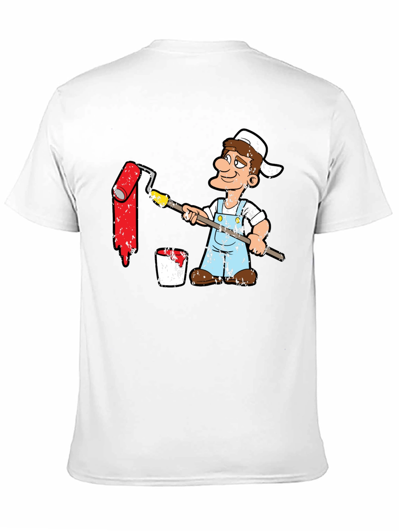 Painter Cartoon Graphic T-Shirt