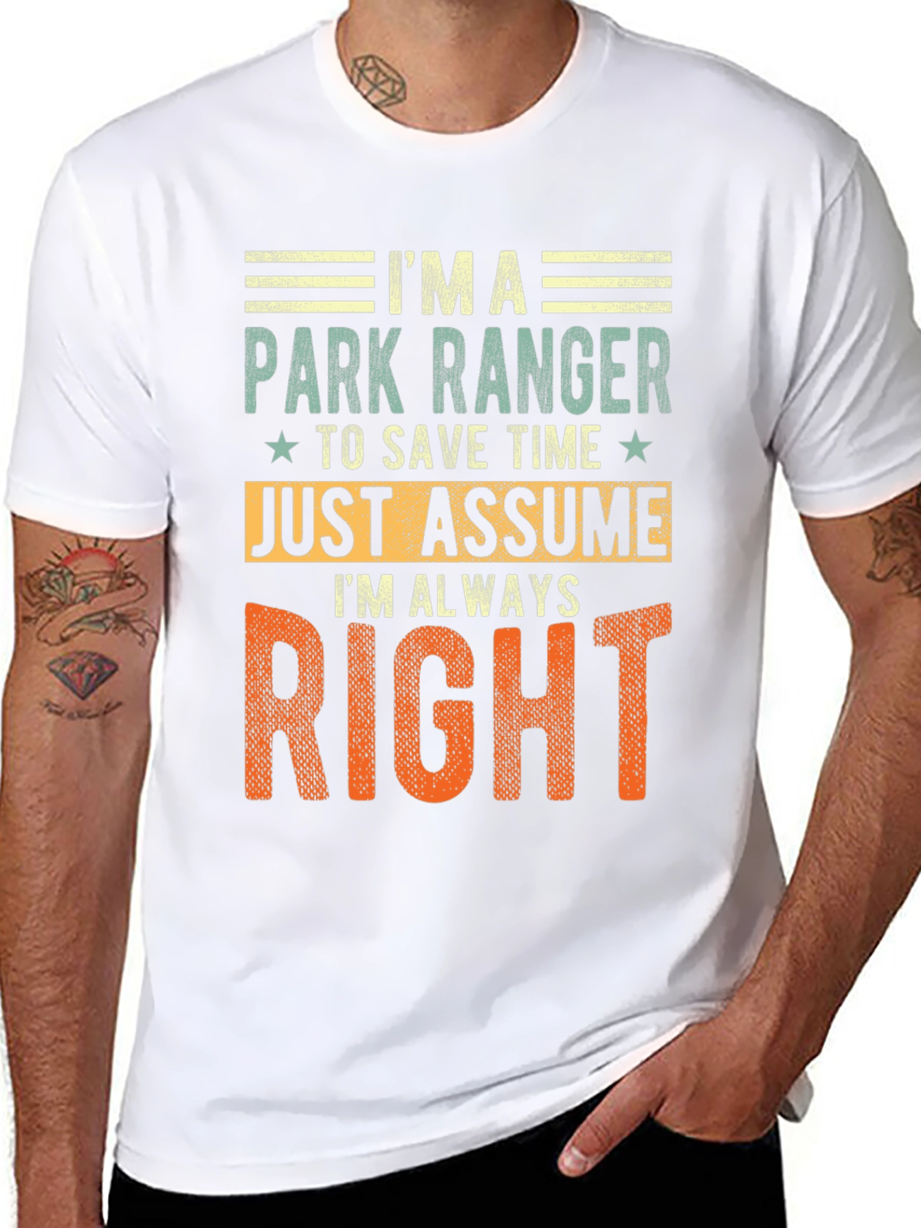 Park Ranger Always Right Graphic T-Shirt