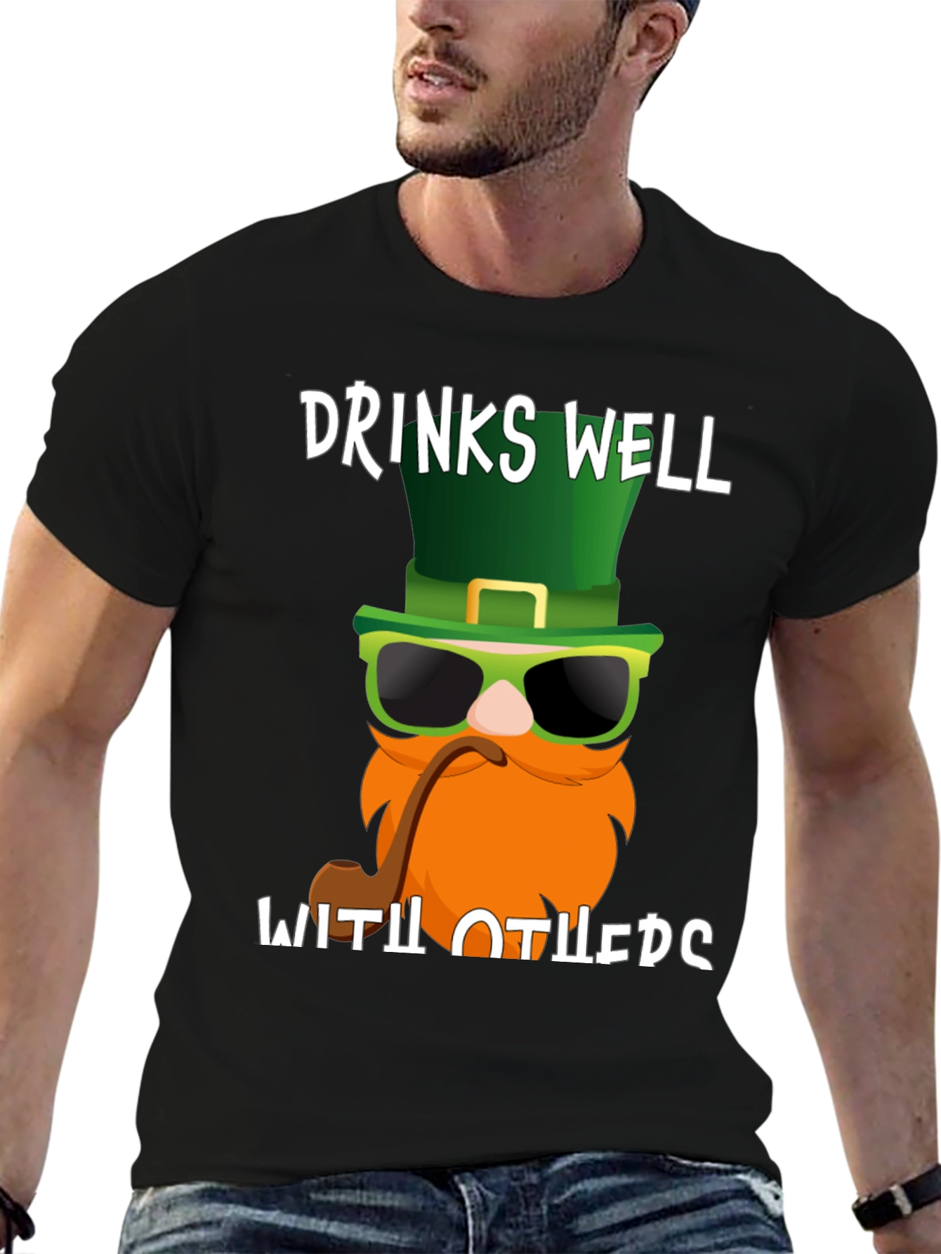 Drinks Well with Others St. Patricks Day T-Shirt