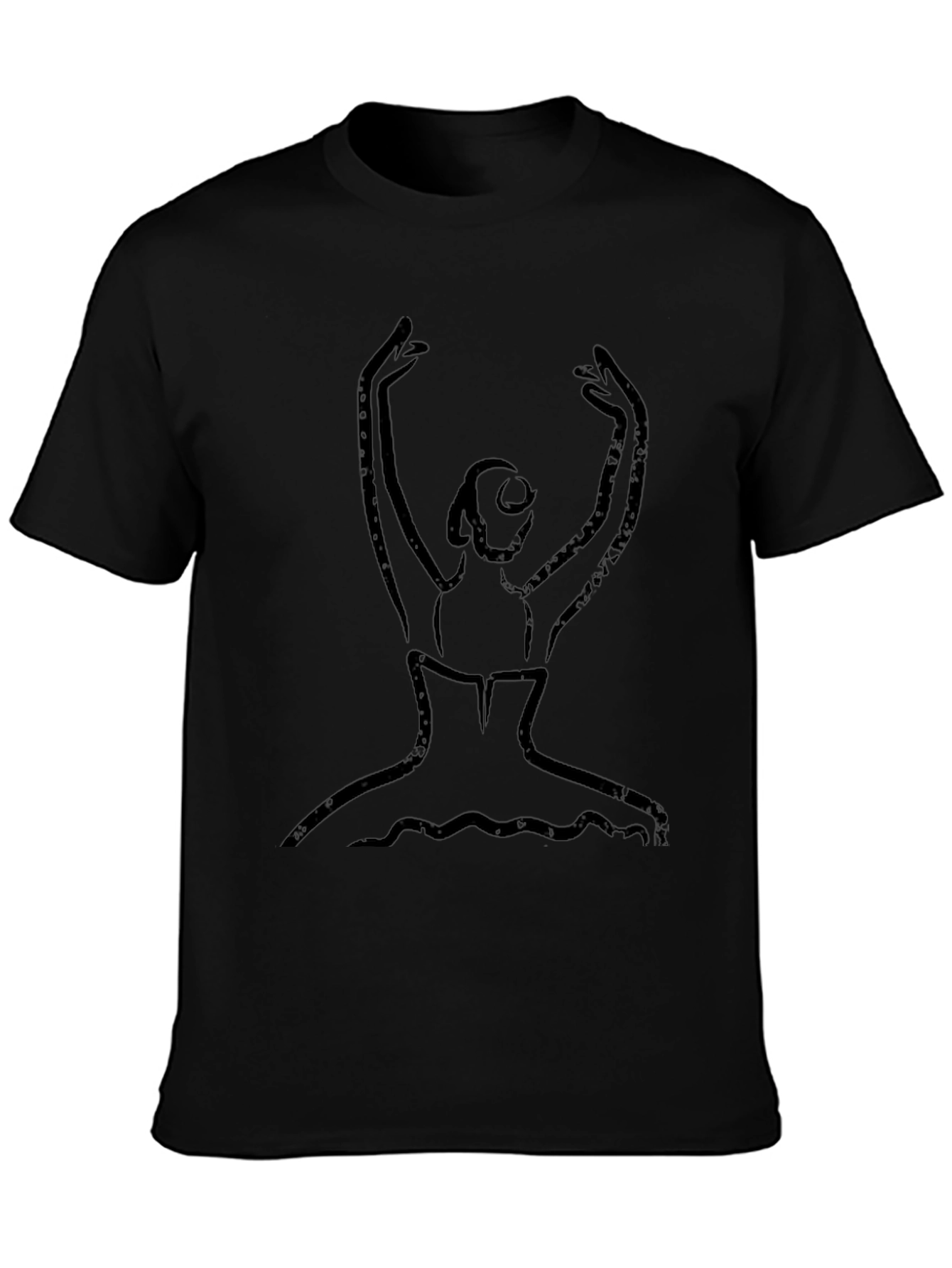 Ballerina Sketch Tee - Artistic Graphic T-Shirt