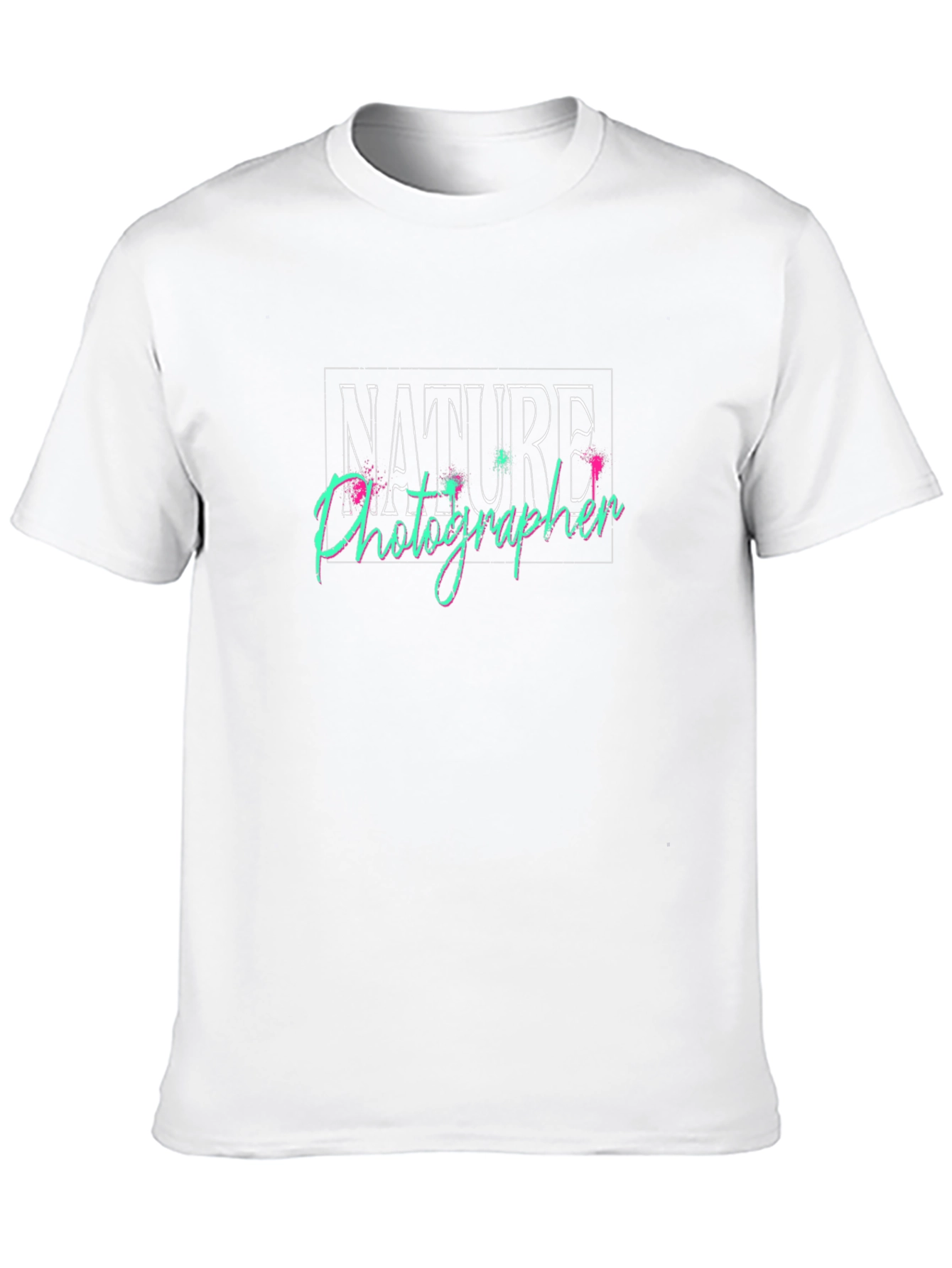 Nature Photographer Graphic Tee - Black Casual Shirt