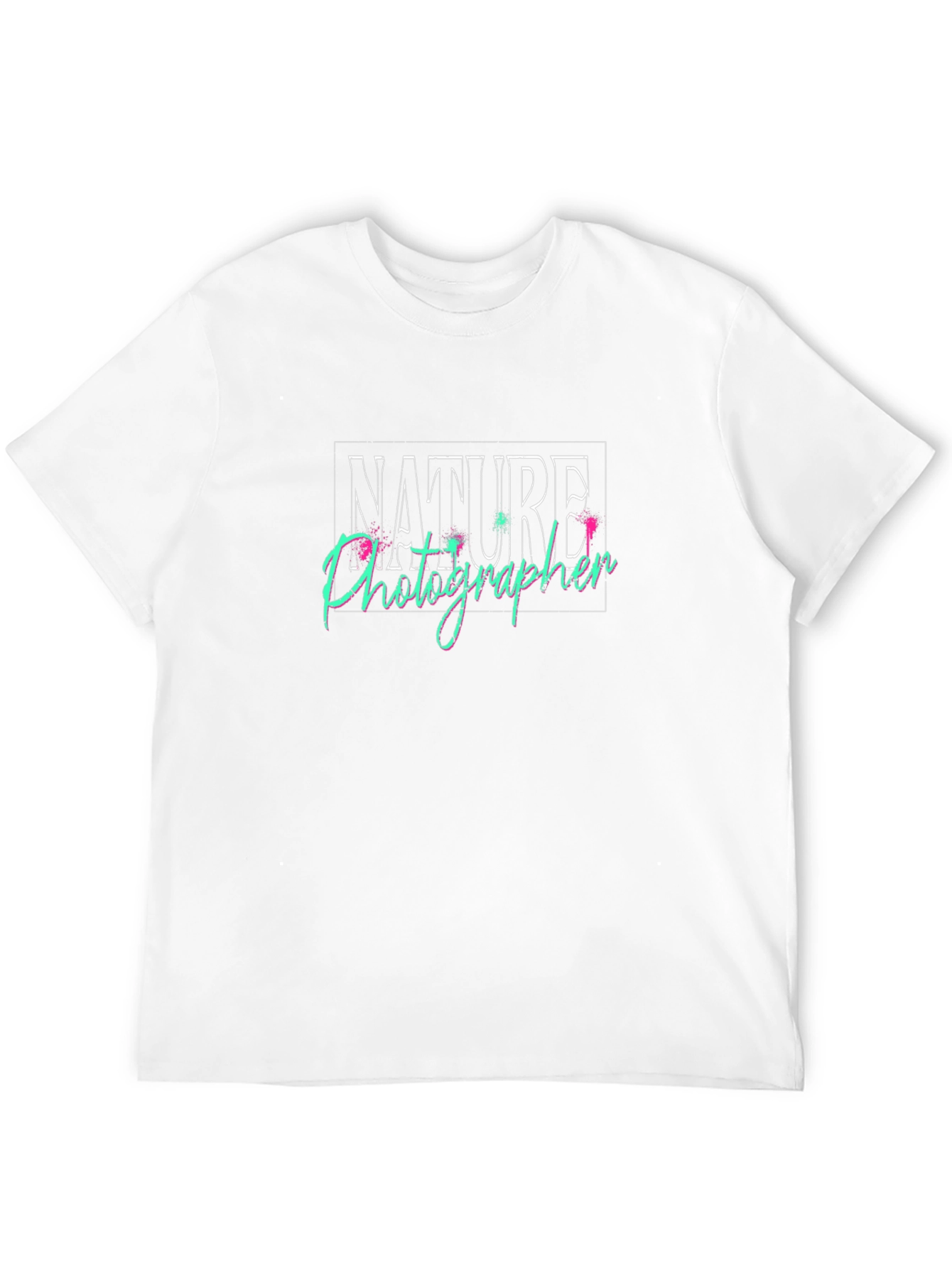 Nature Photographer Graphic Tee - Black Casual Shirt