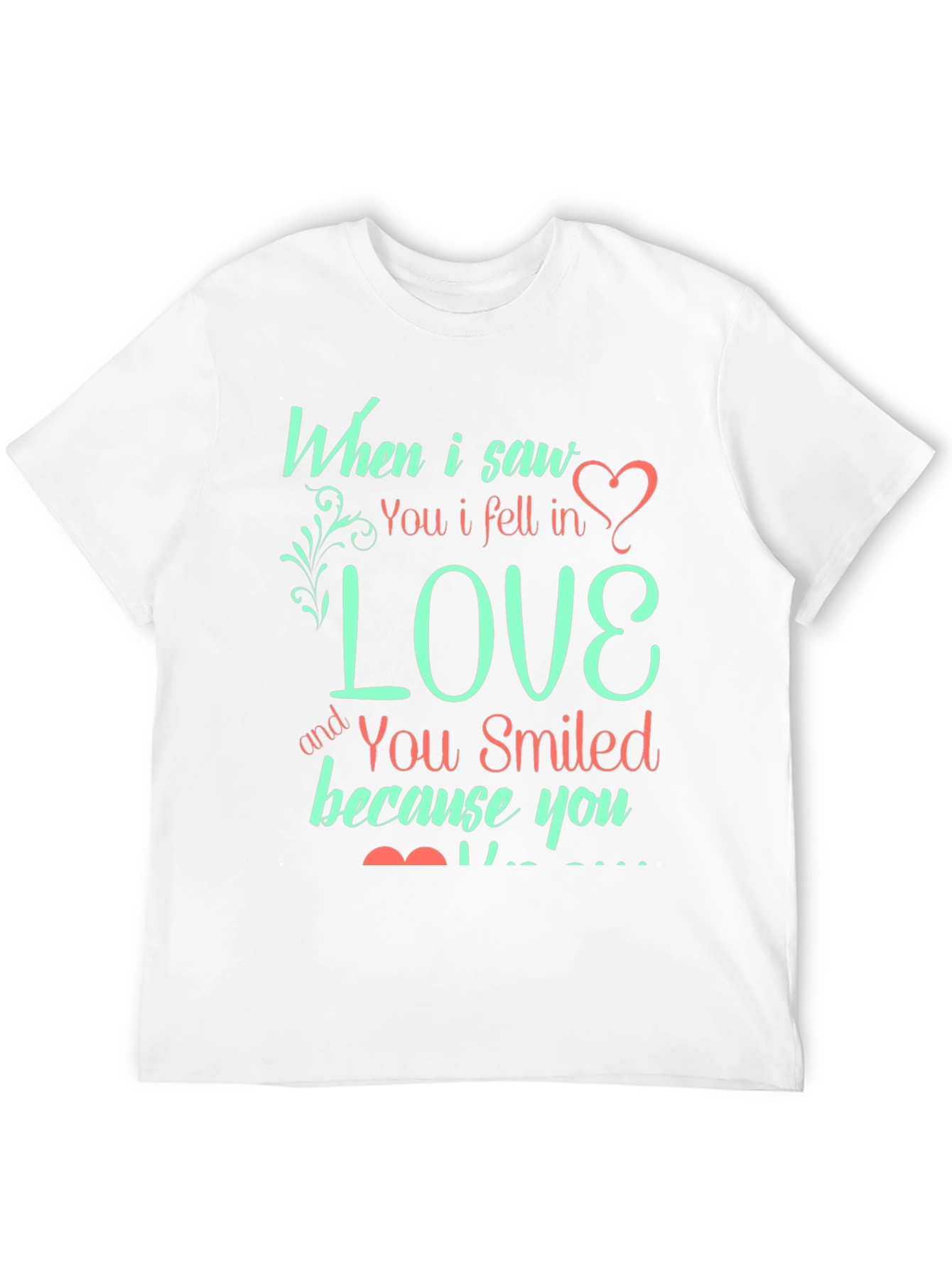 Love Quote Graphic Print Tee - Black T-Shirt