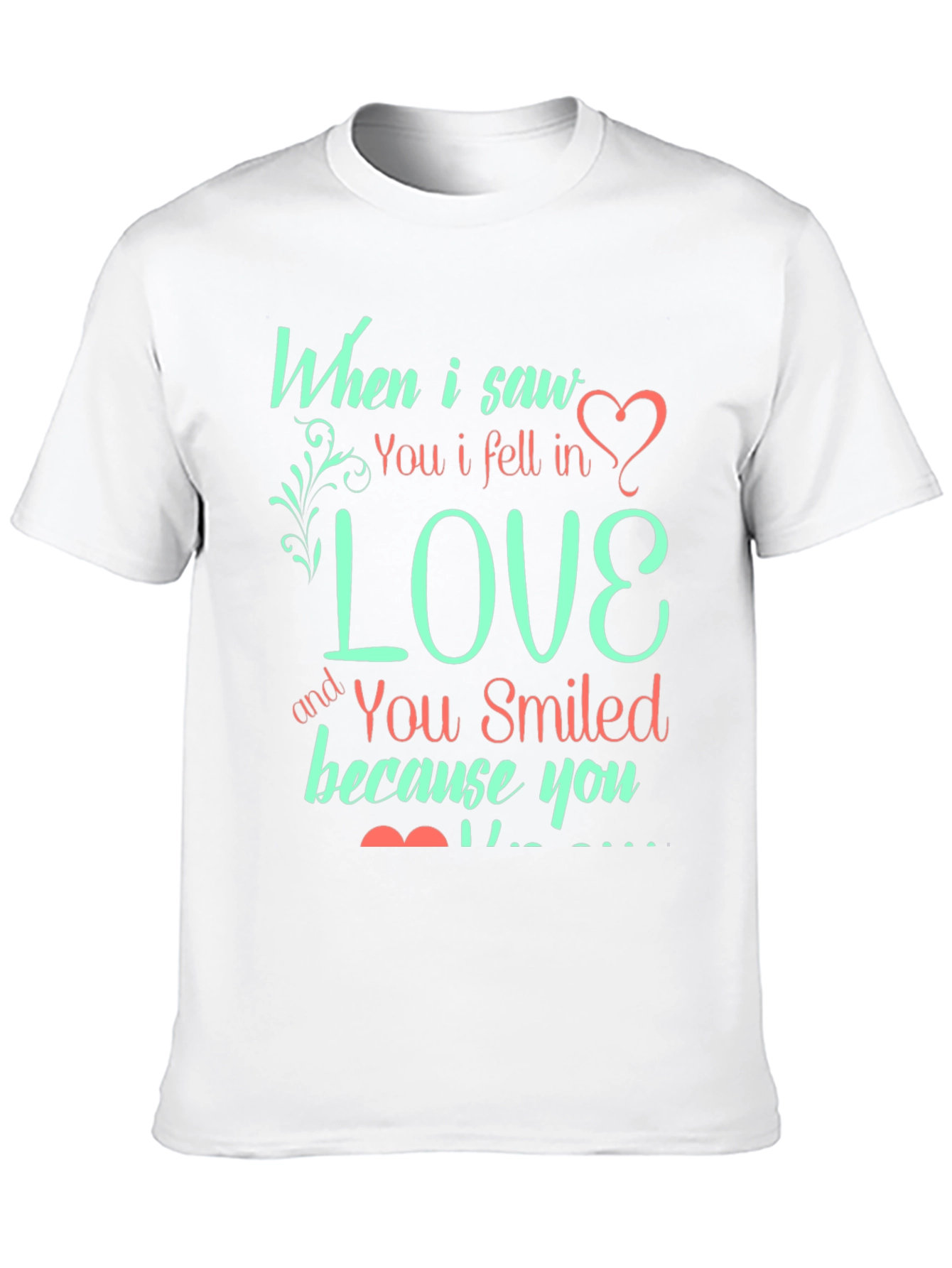 Love Quote Graphic Print Tee - Black T-Shirt
