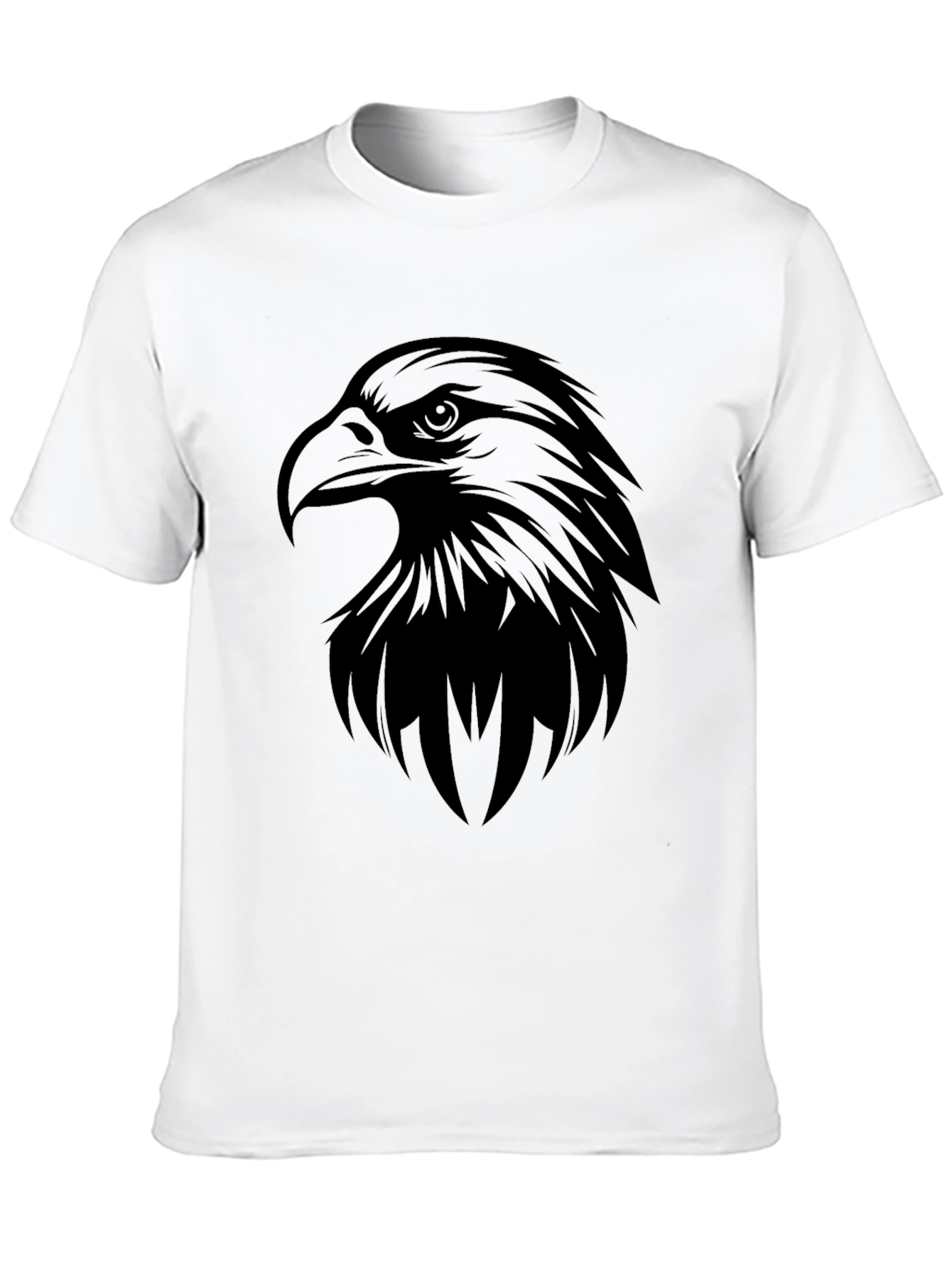 Bold Eagle Graphic Black T-Shirt for Men