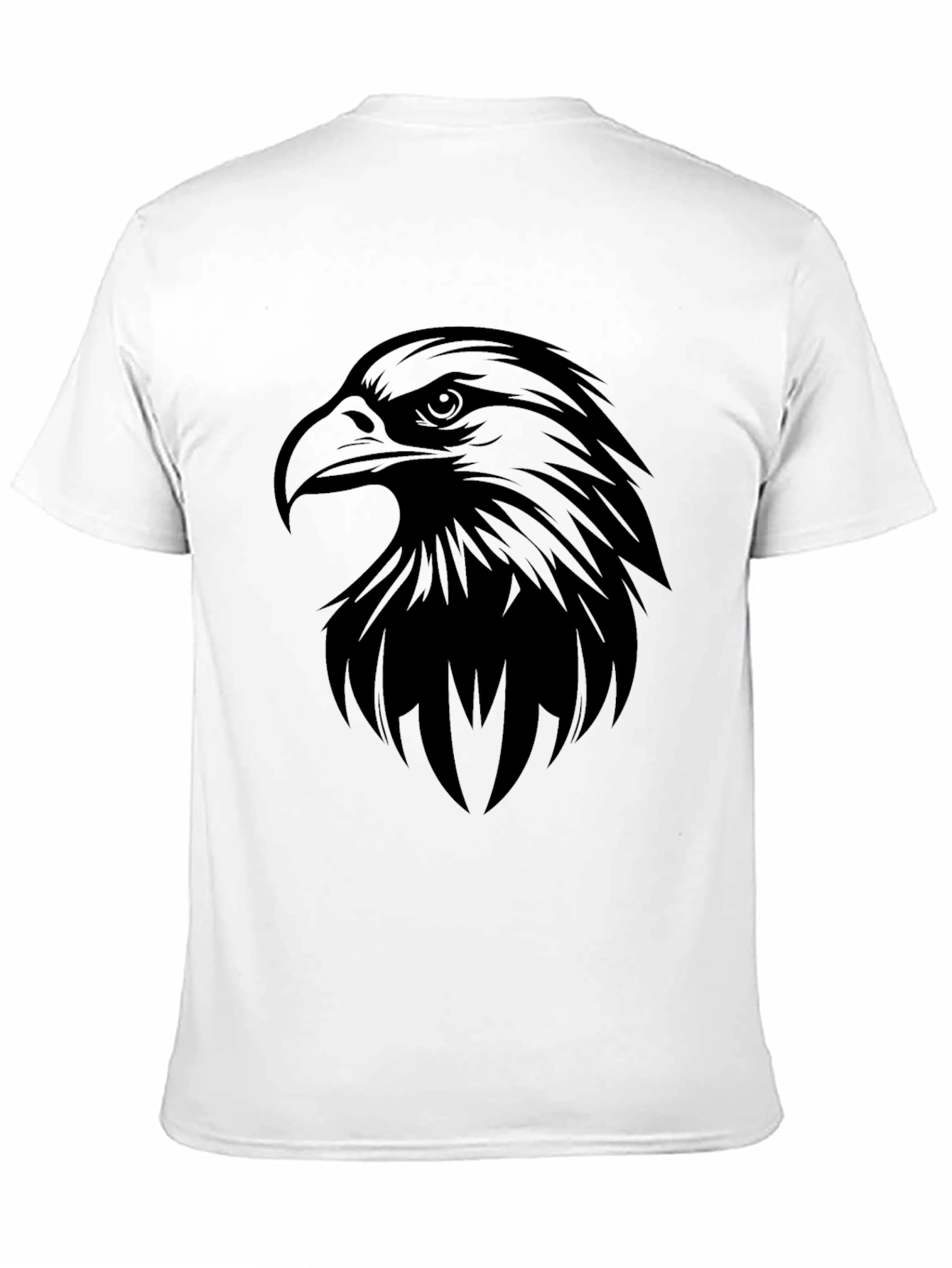 Bold Eagle Graphic Black T-Shirt for Men