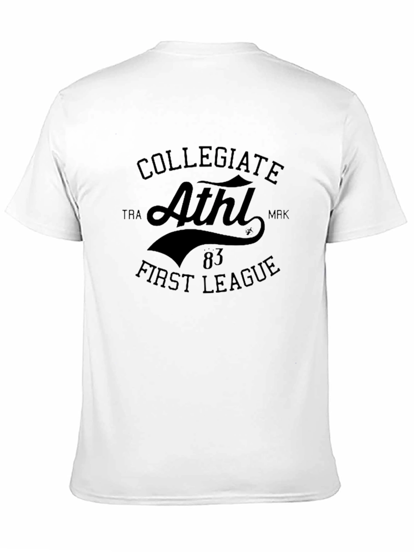Collegiate Athl First League Graphic Tee - Black
