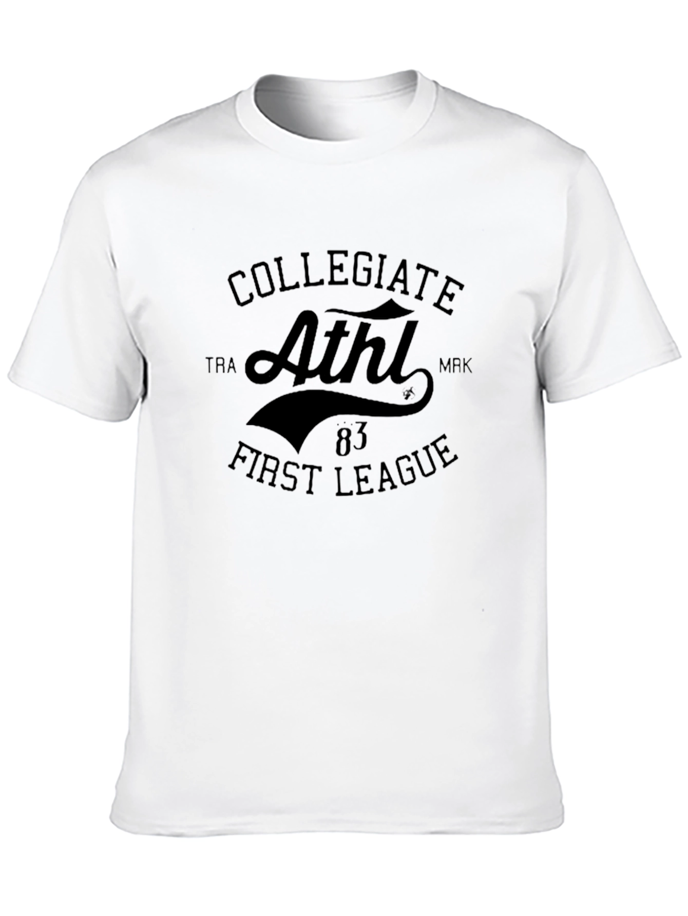 Collegiate Athl First League Graphic Tee - Black