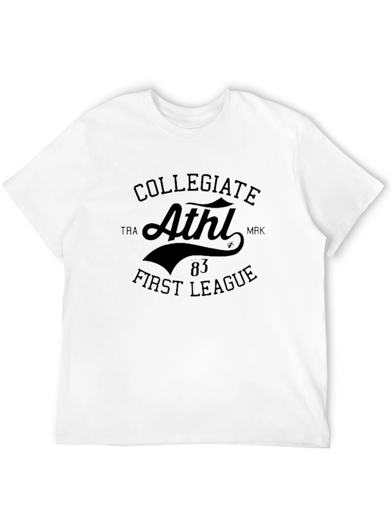Collegiate Athl First League Graphic Tee - Black