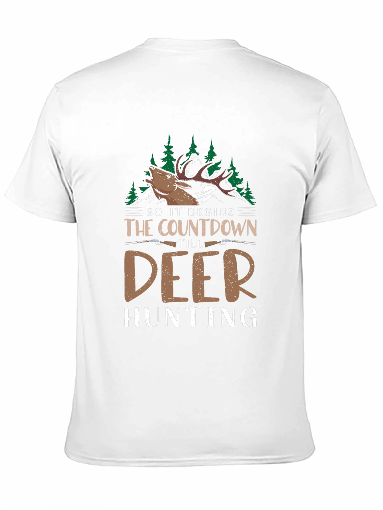 Deer Hunting Countdown Graphic Tee