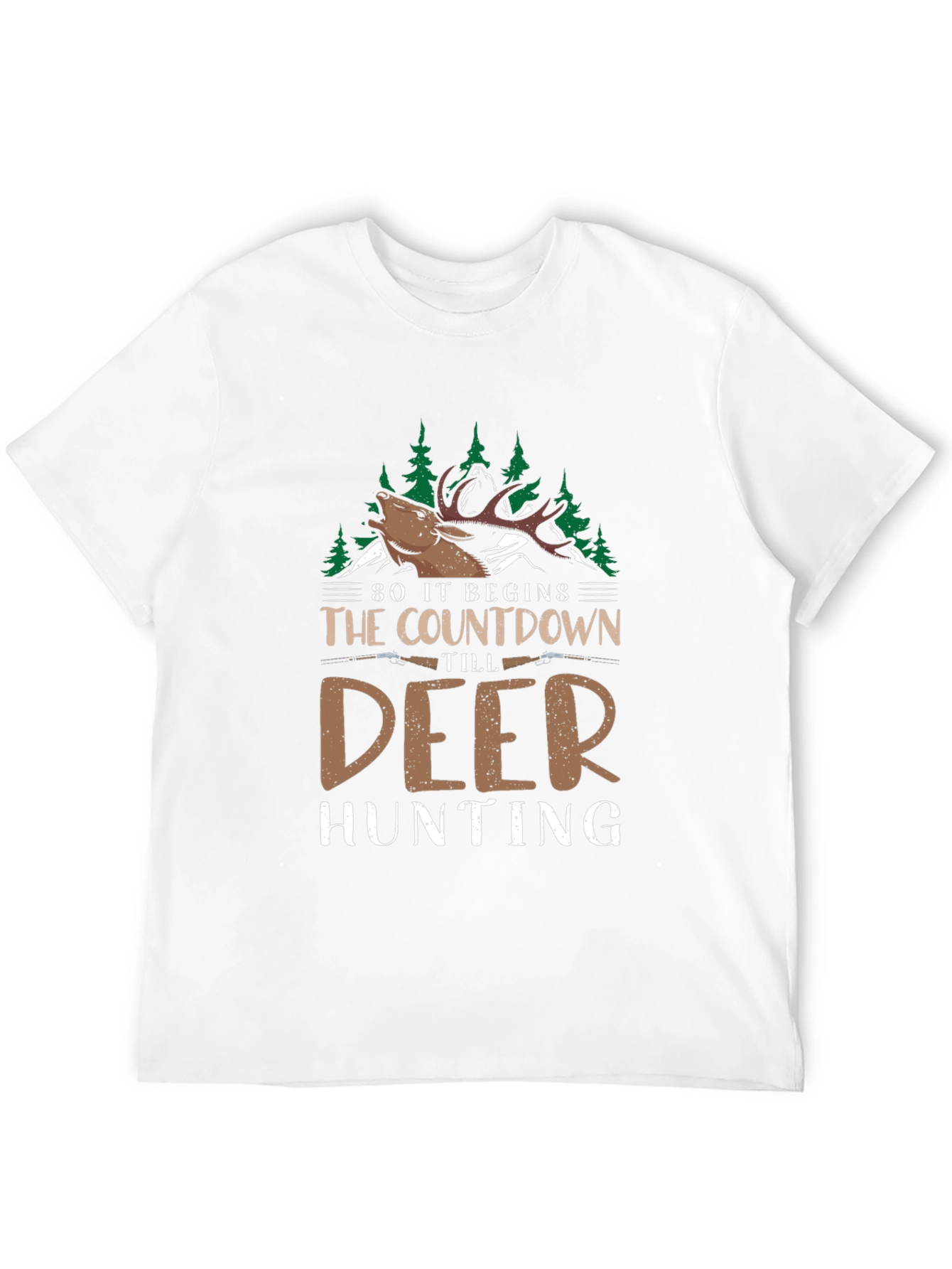 Deer Hunting Countdown Graphic Tee