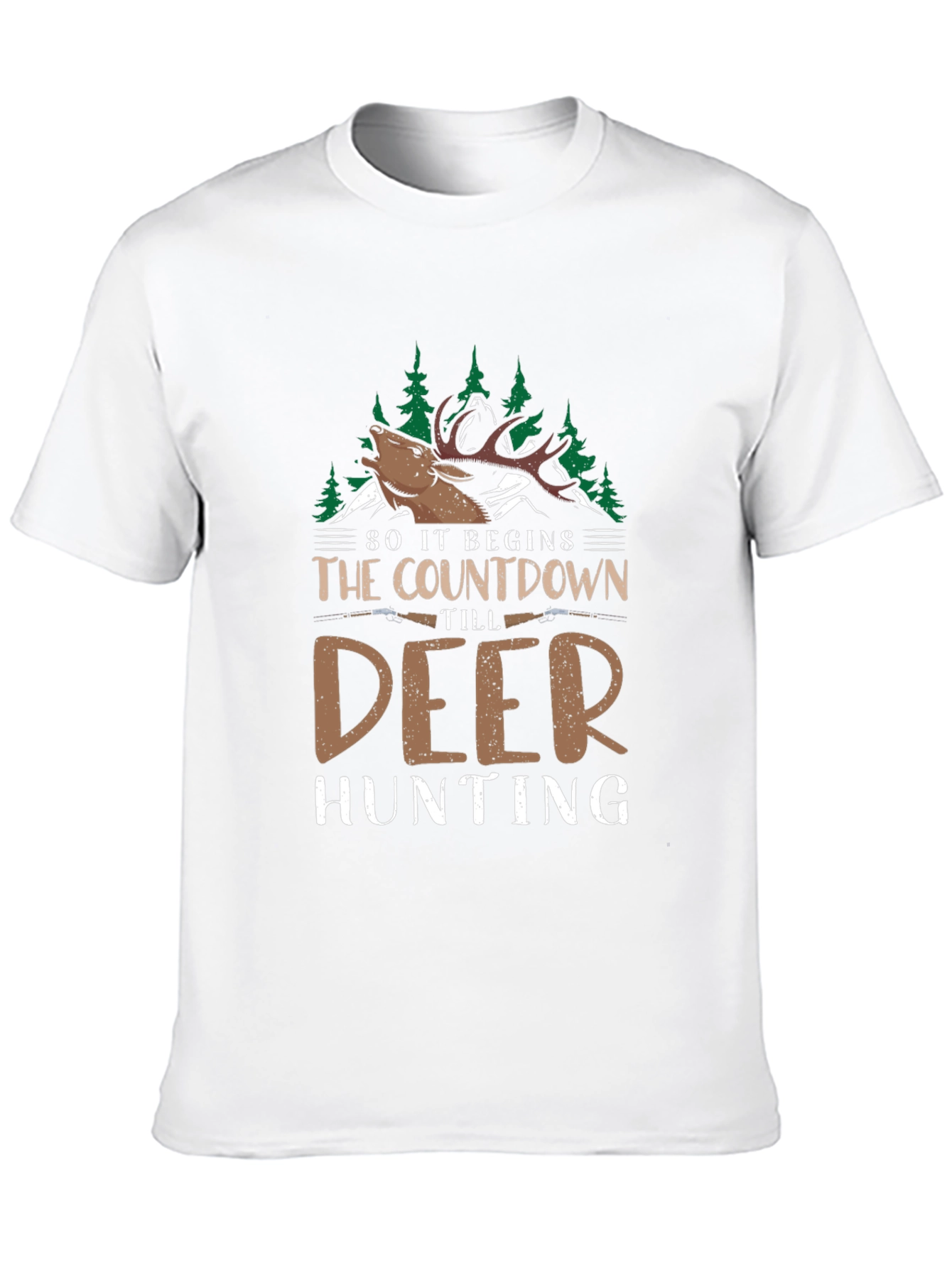 Deer Hunting Countdown Graphic Tee