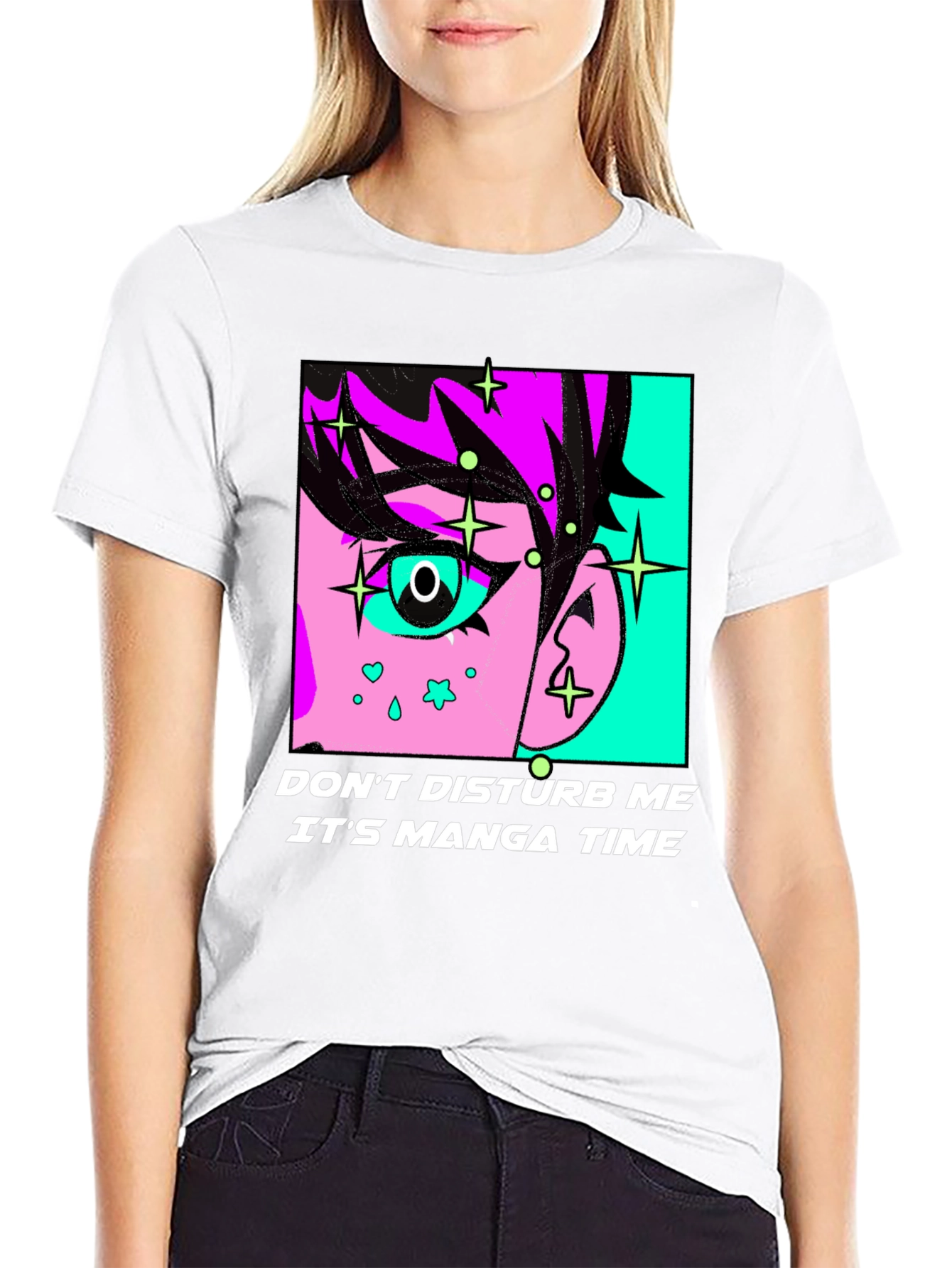 Manga Time Graphic Tee - Black