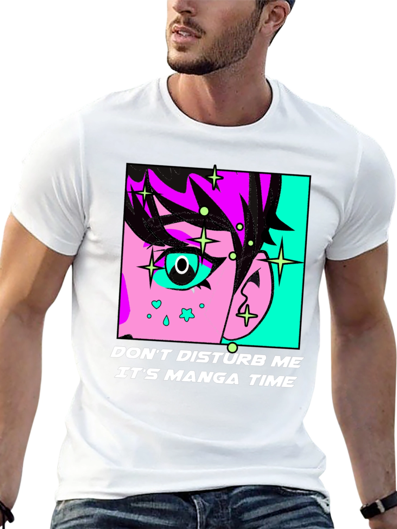 Manga Time Graphic Tee - Black