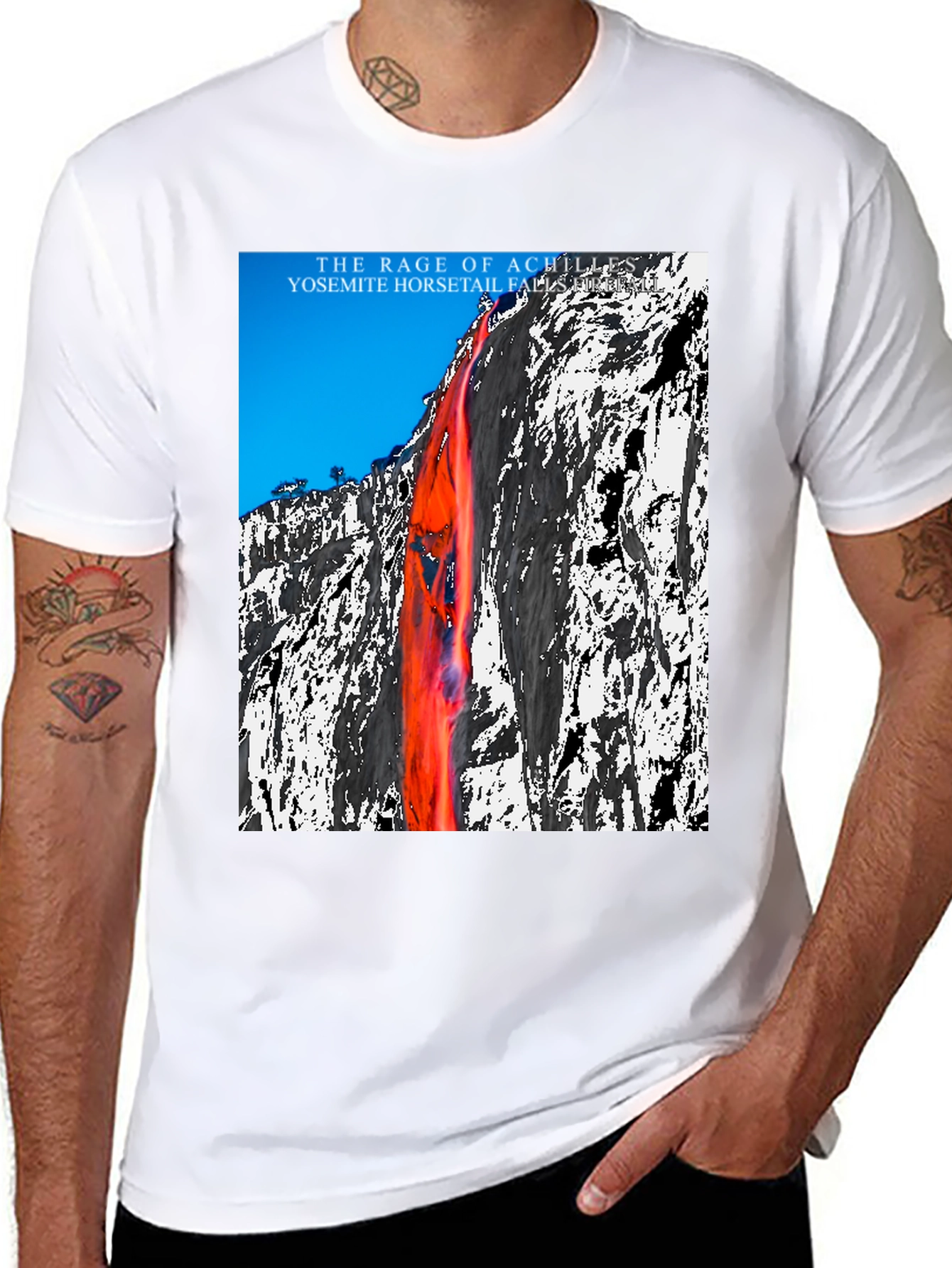 Rage of Achilles Yosemite Falls Graphic Tee