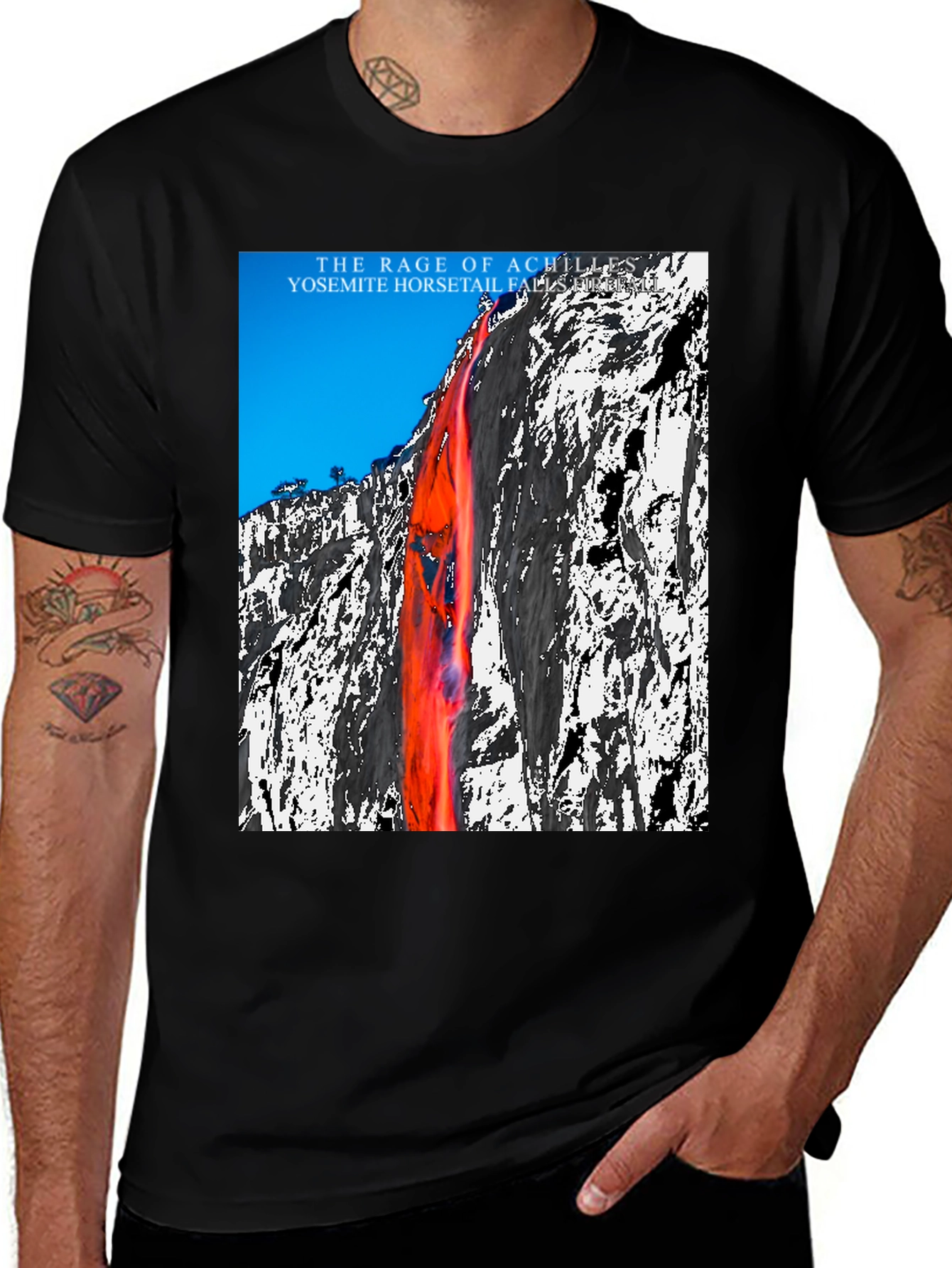 Rage of Achilles Yosemite Falls Graphic Tee