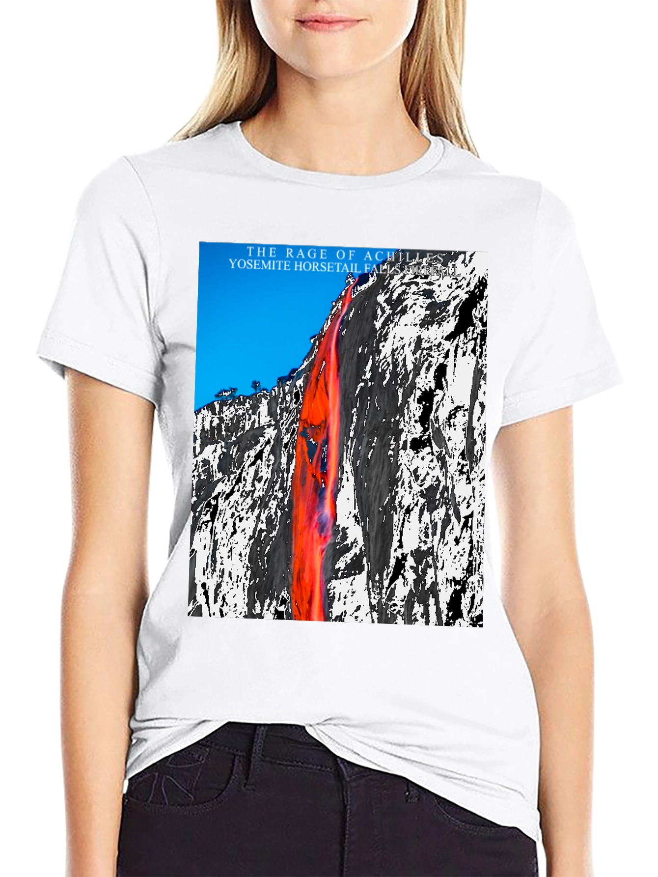 Rage of Achilles Yosemite Falls Graphic Tee