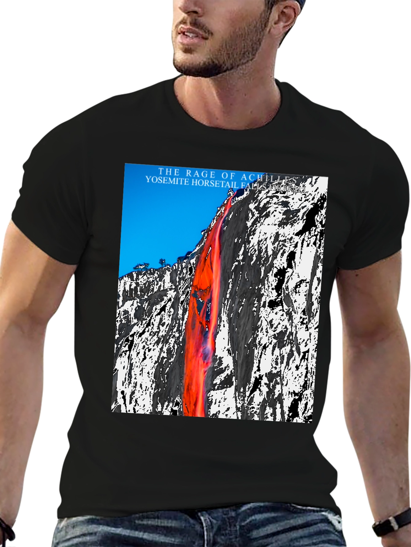 Rage of Achilles Yosemite Falls Graphic Tee