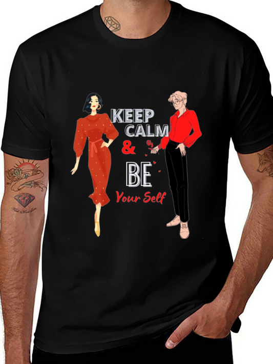 Keep Calm & Be Yourself Graphic Tee