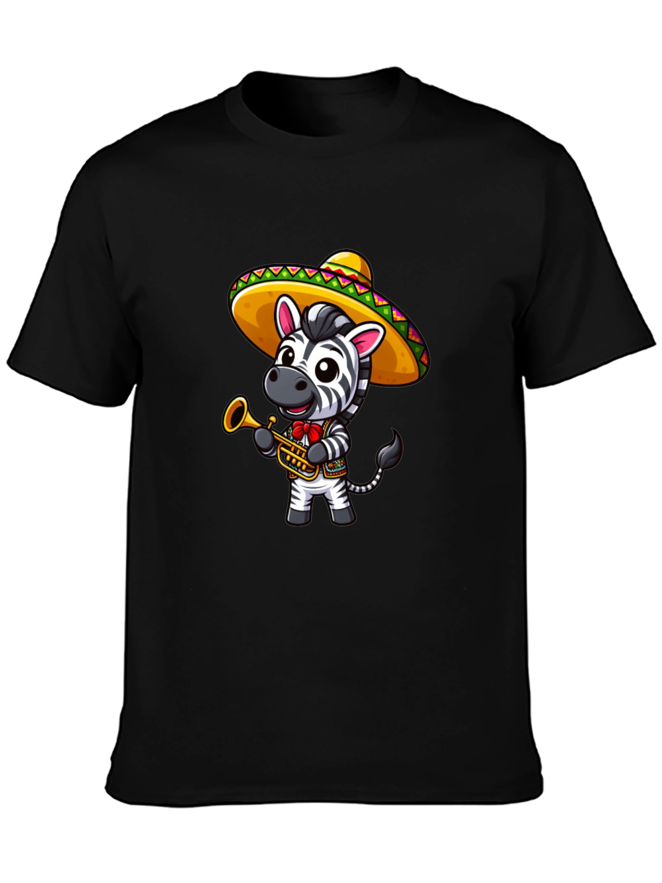 Zebra Trumpet Player T-Shirt