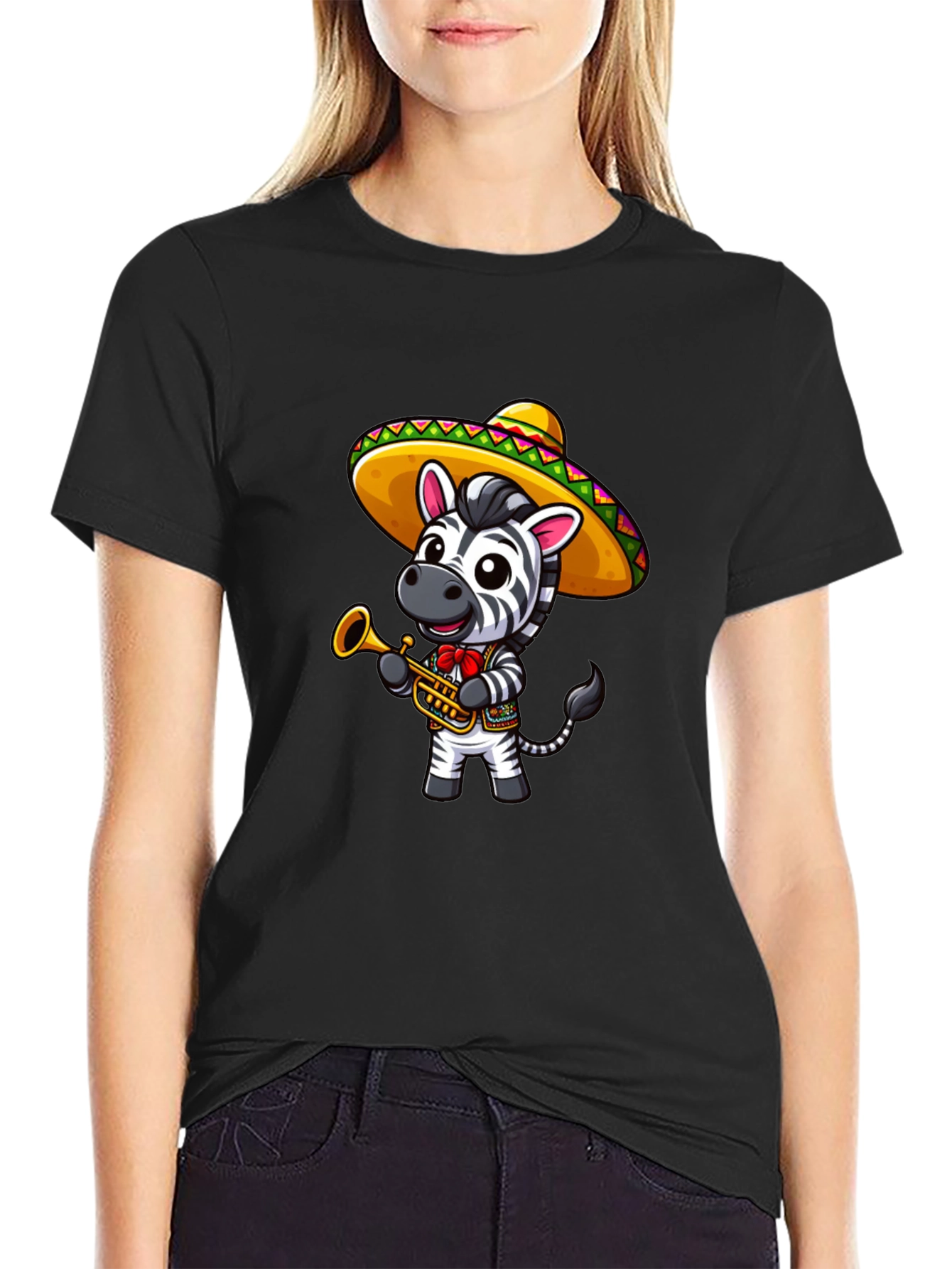 Zebra Trumpet Player T-Shirt
