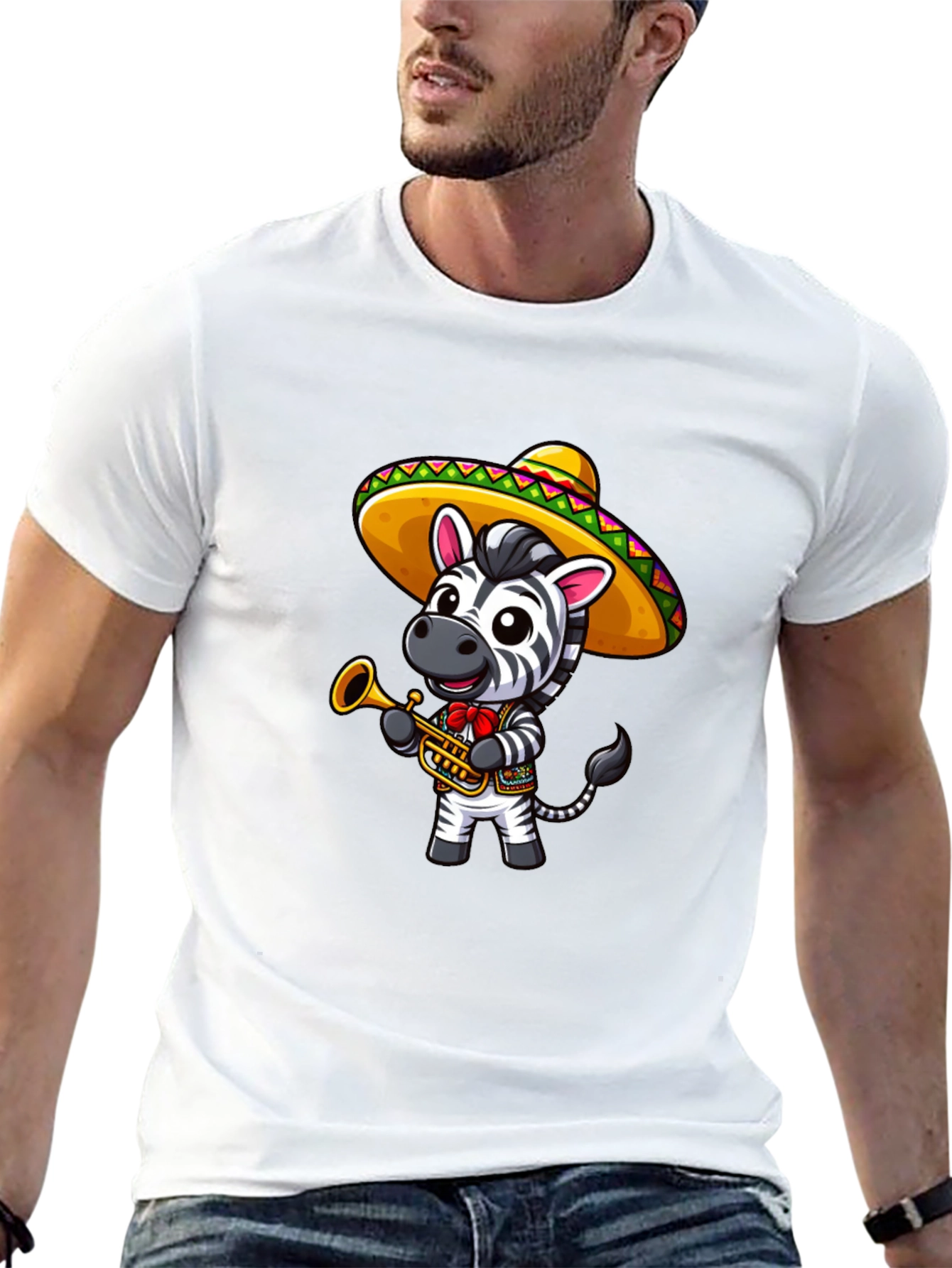 Zebra Trumpet Player T-Shirt