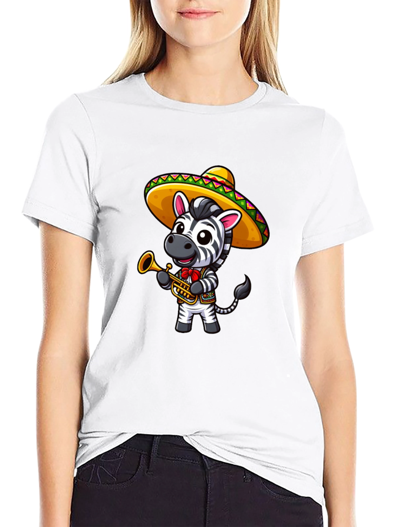 Zebra Trumpet Player T-Shirt