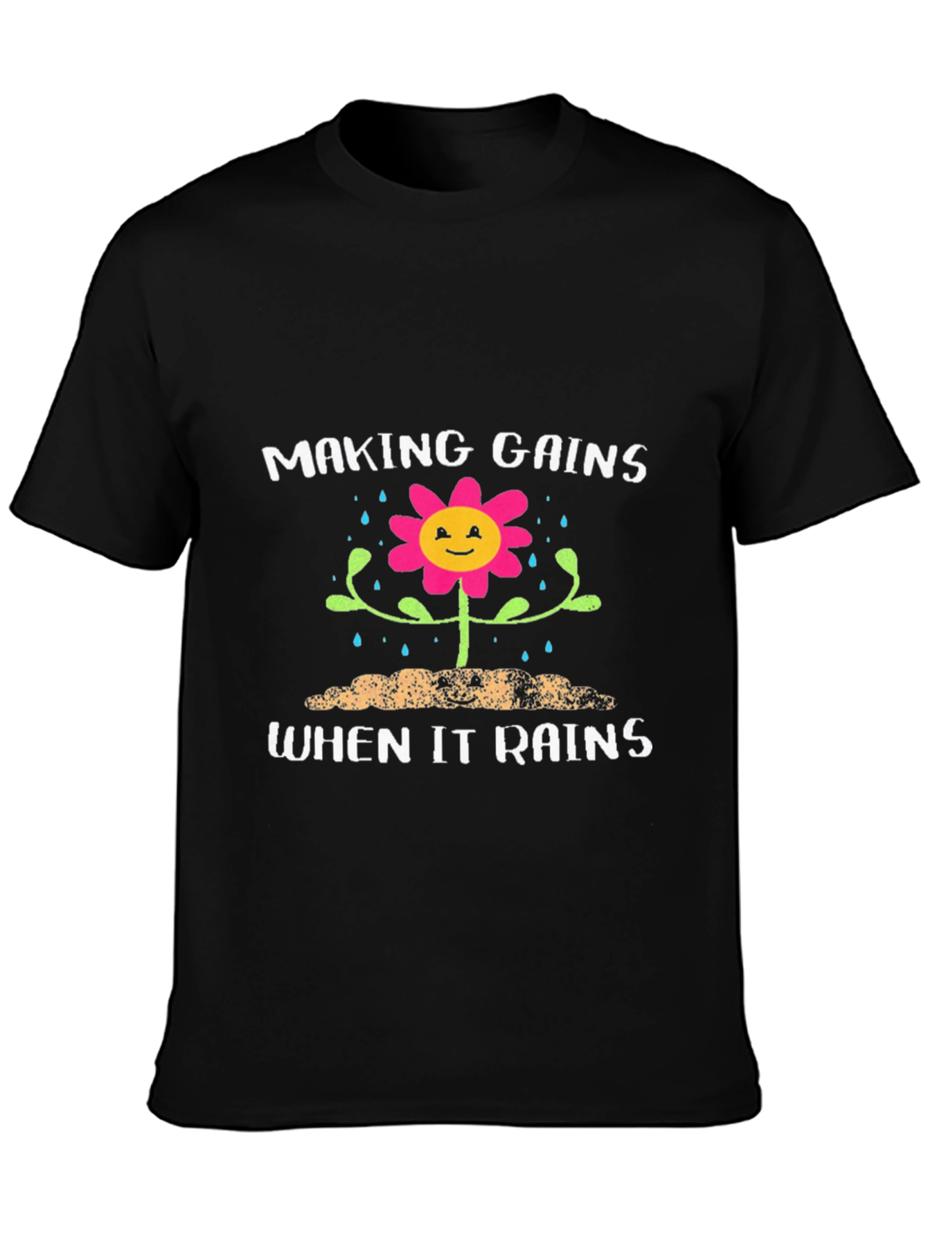 Making Gains When It Rains Graphic T-Shirt
