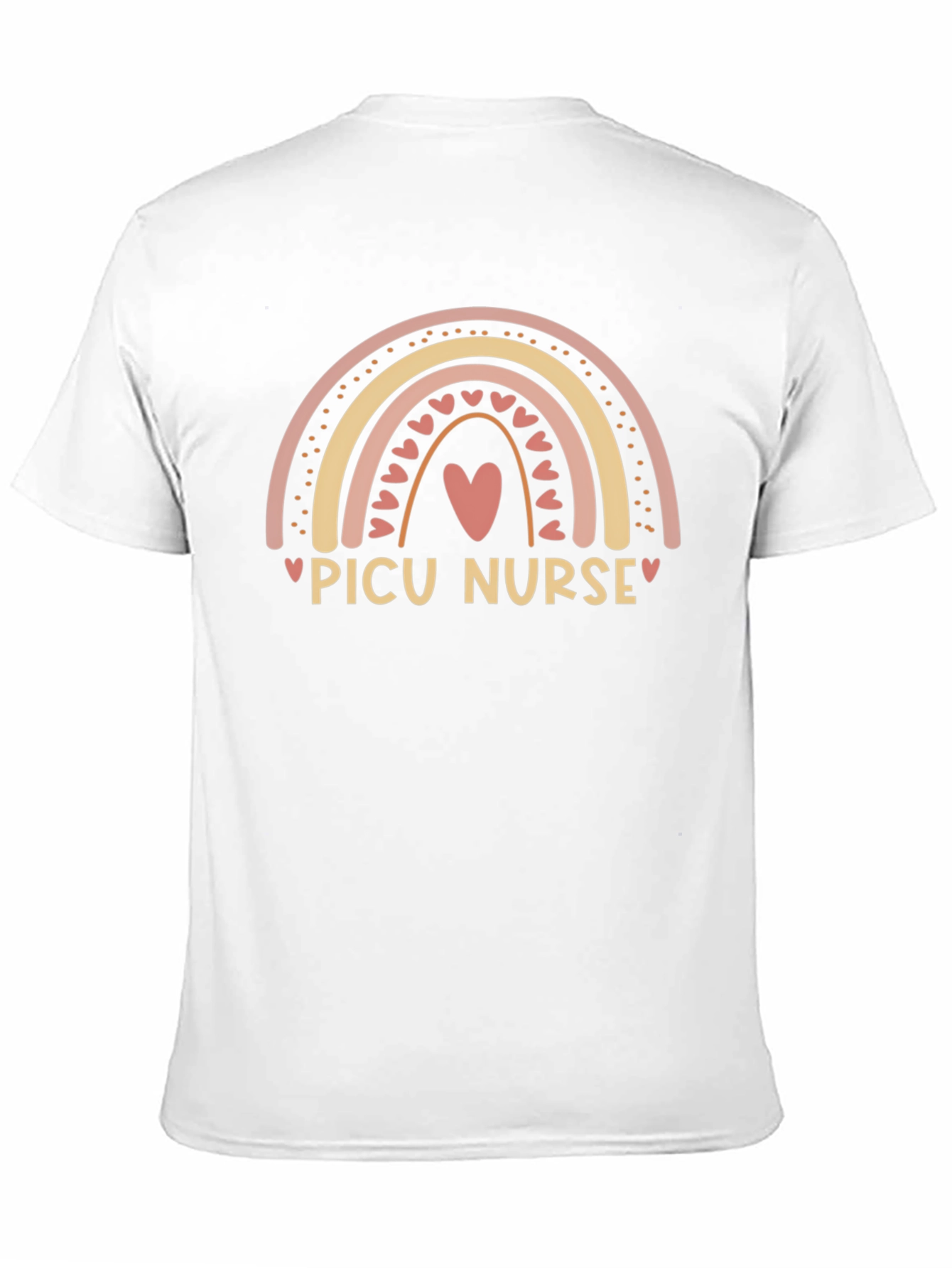 PICU Nurse Rainbow Graphic Tee