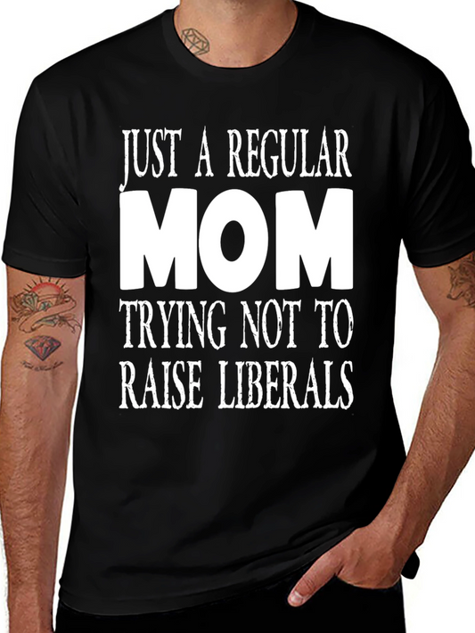 Regular Mom Anti-Liberal Graphic Tee