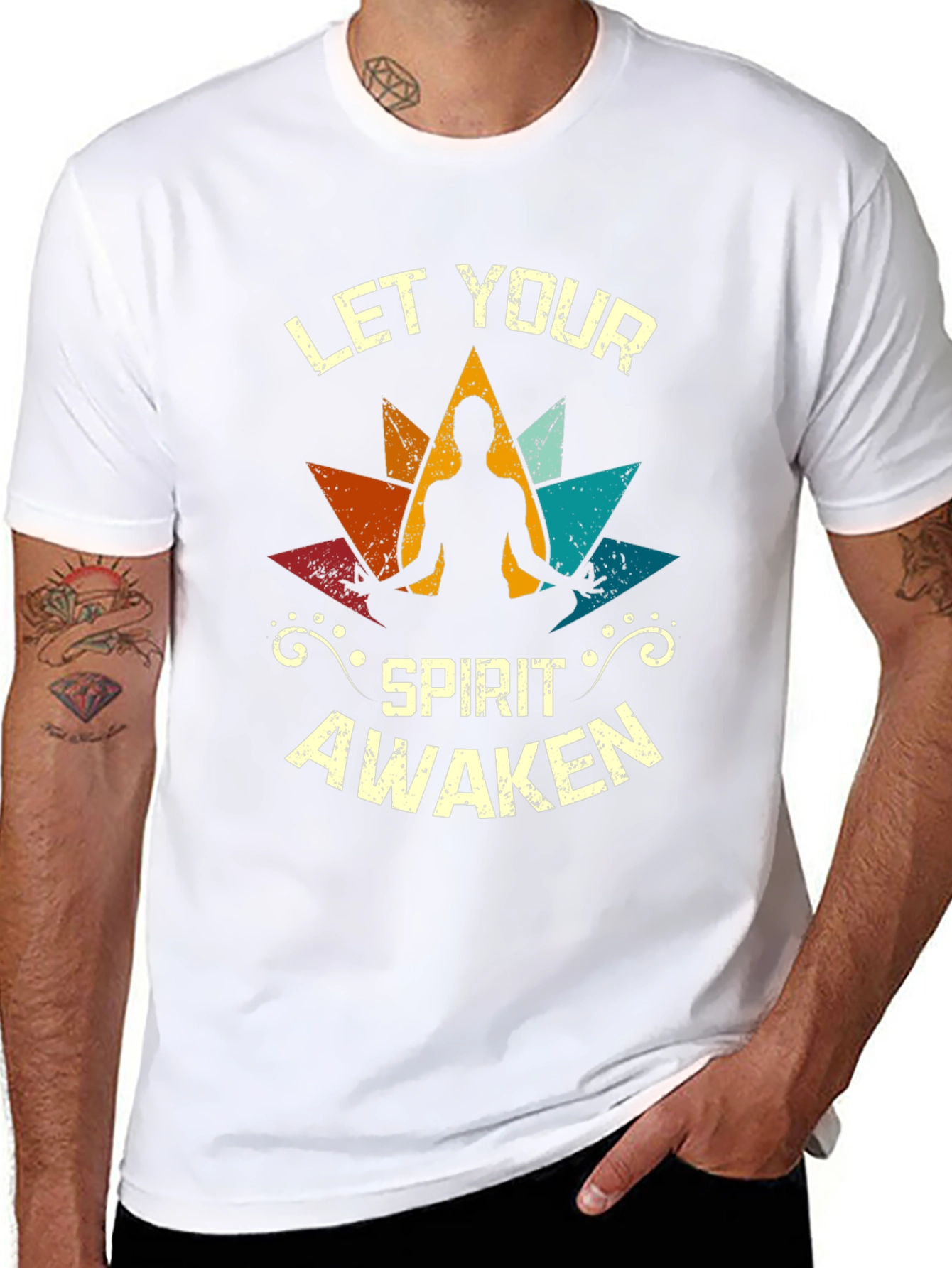 Let Your Spirit Awaken Yoga T-Shirt