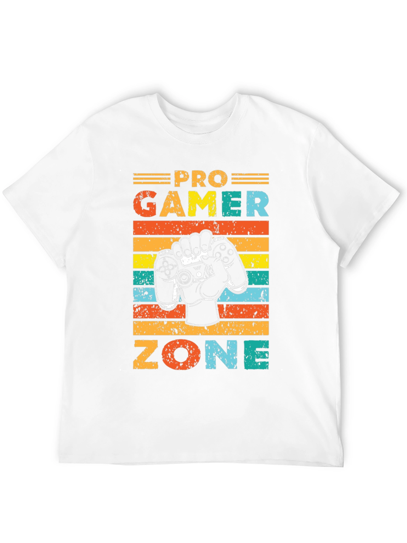 Pro Gamer Zone Graphic Tee - Retro Gaming Shirt