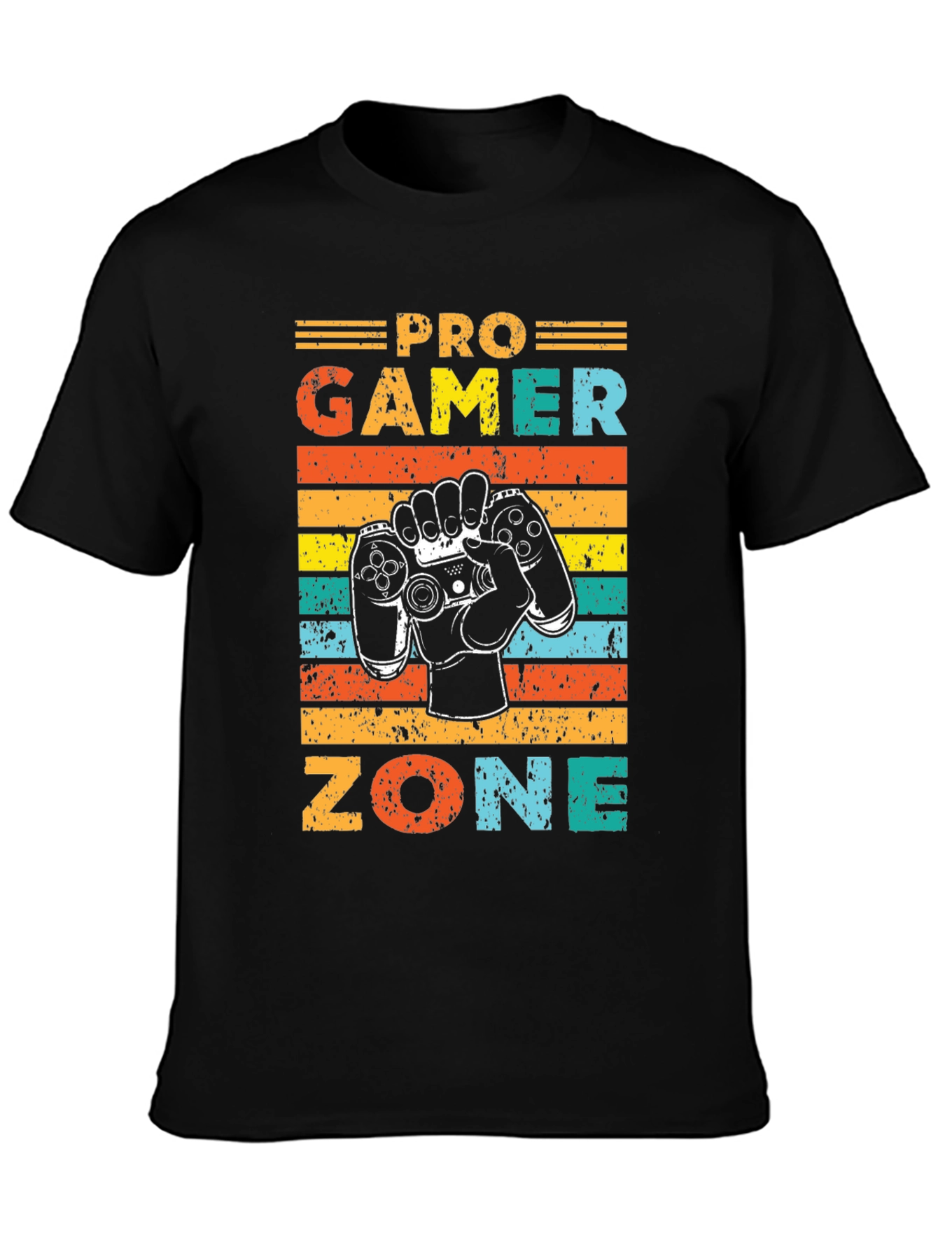 Pro Gamer Zone Graphic Tee - Retro Gaming Shirt