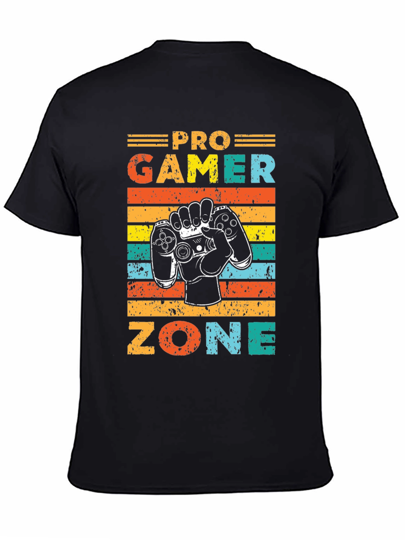 Pro Gamer Zone Graphic Tee - Retro Gaming Shirt