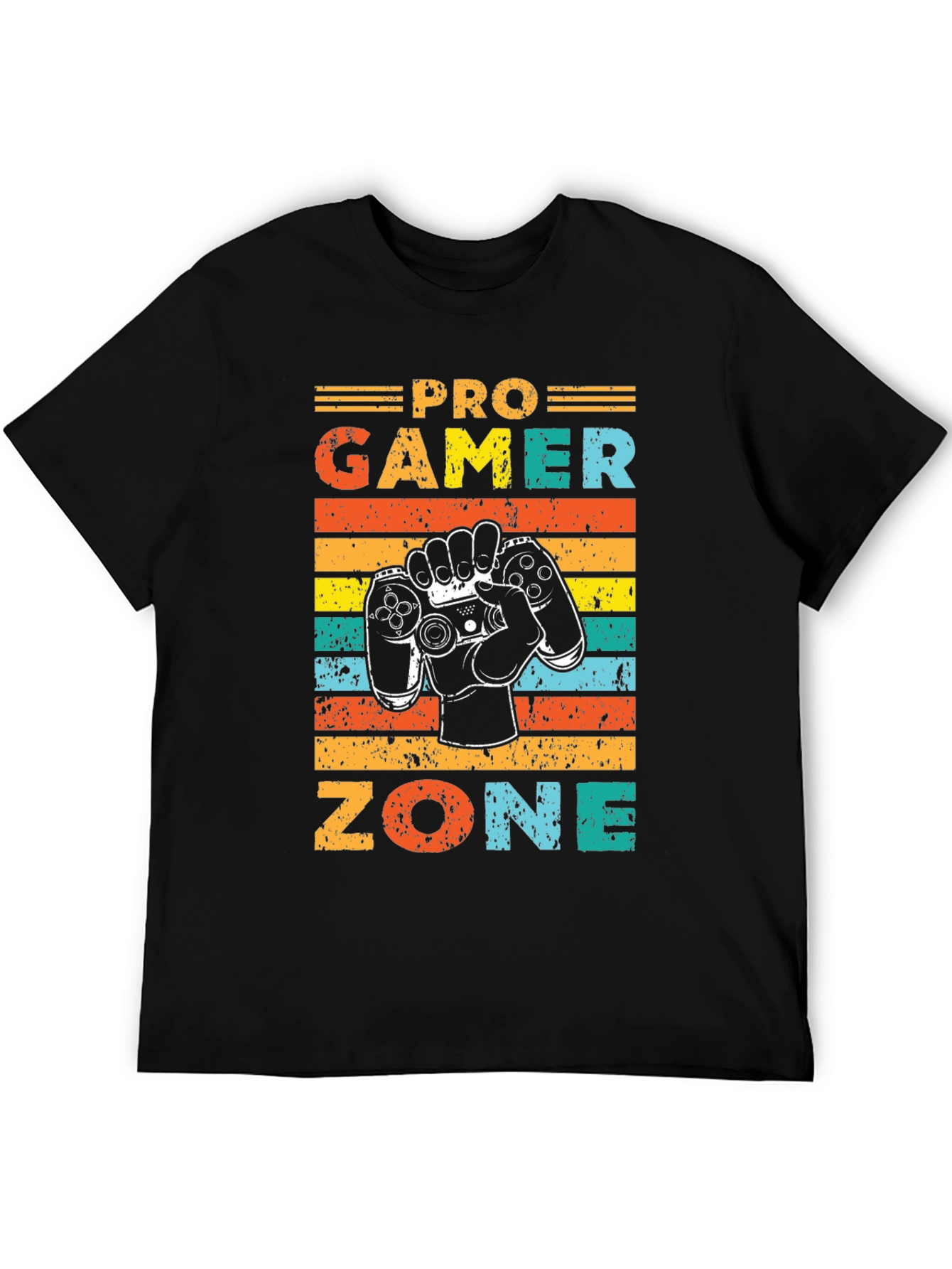 Pro Gamer Zone Graphic Tee - Retro Gaming Shirt