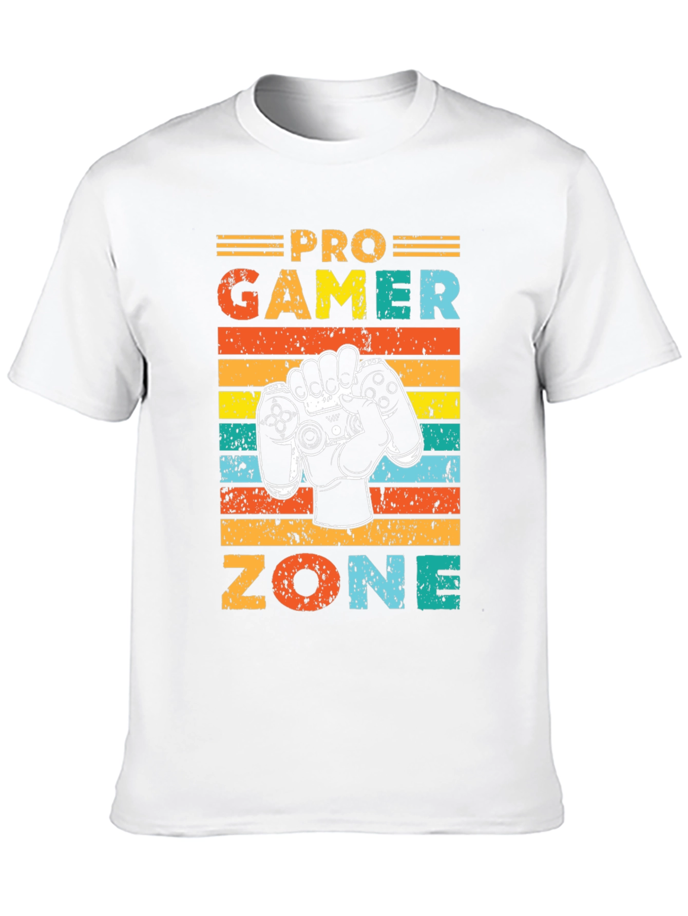 Pro Gamer Zone Graphic Tee - Retro Gaming Shirt