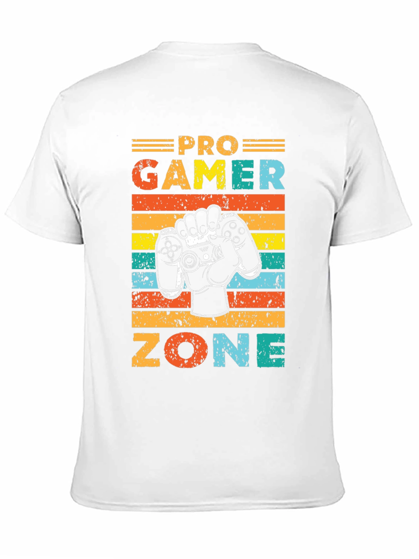 Pro Gamer Zone Graphic Tee - Retro Gaming Shirt
