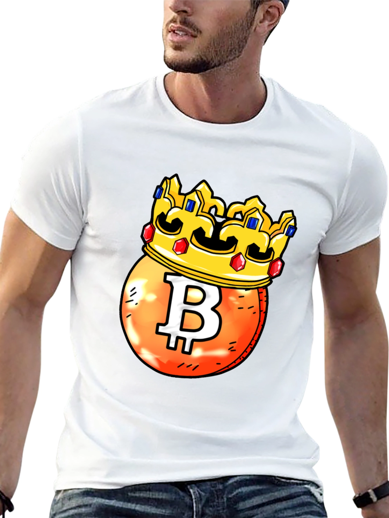 Bitcoin King T-Shirt - Crypto Currency Tee