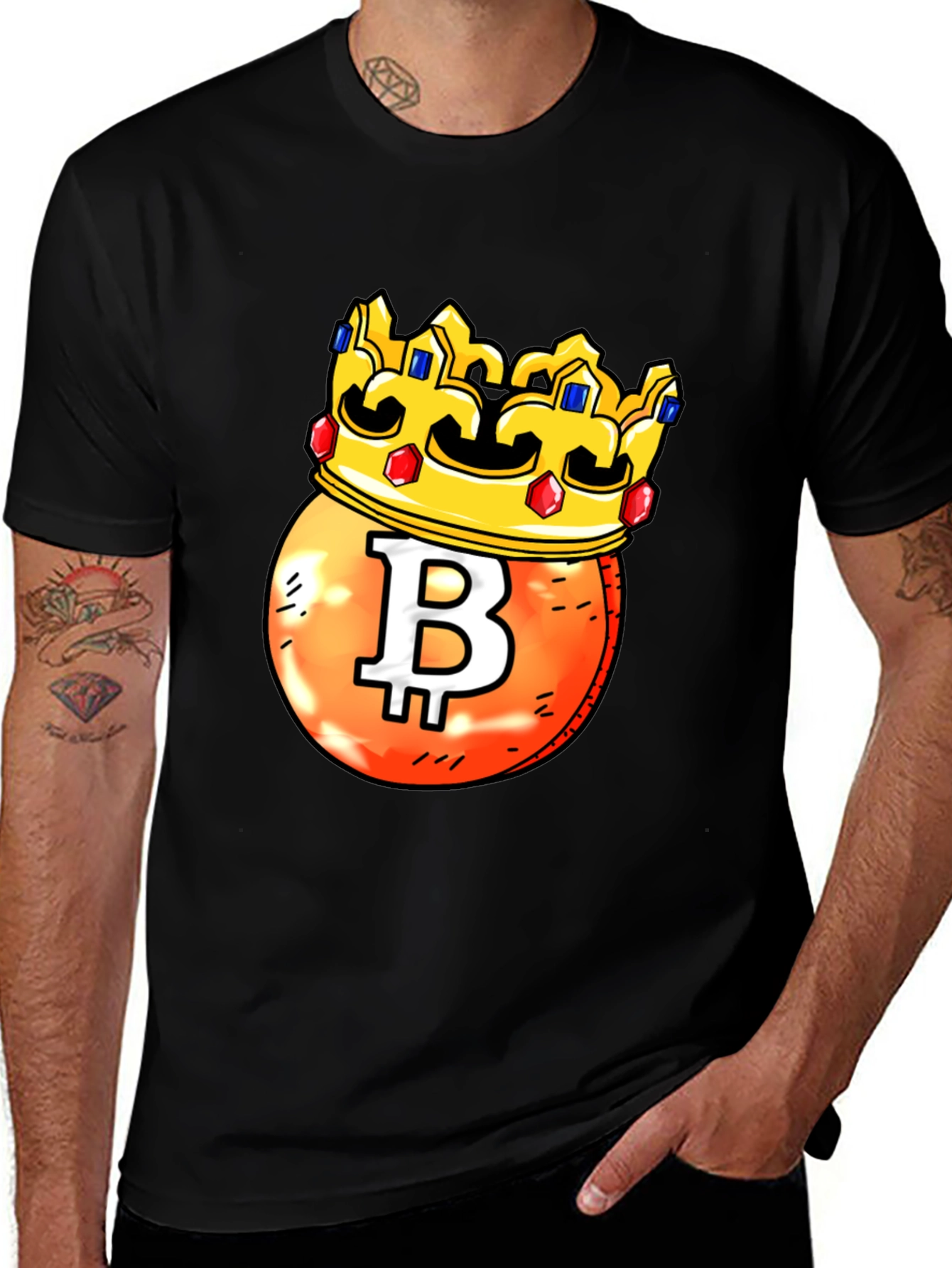Bitcoin King T-Shirt - Crypto Currency Tee