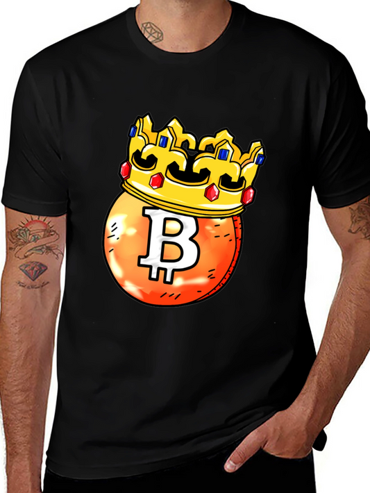 Bitcoin King T-Shirt - Crypto Currency Tee