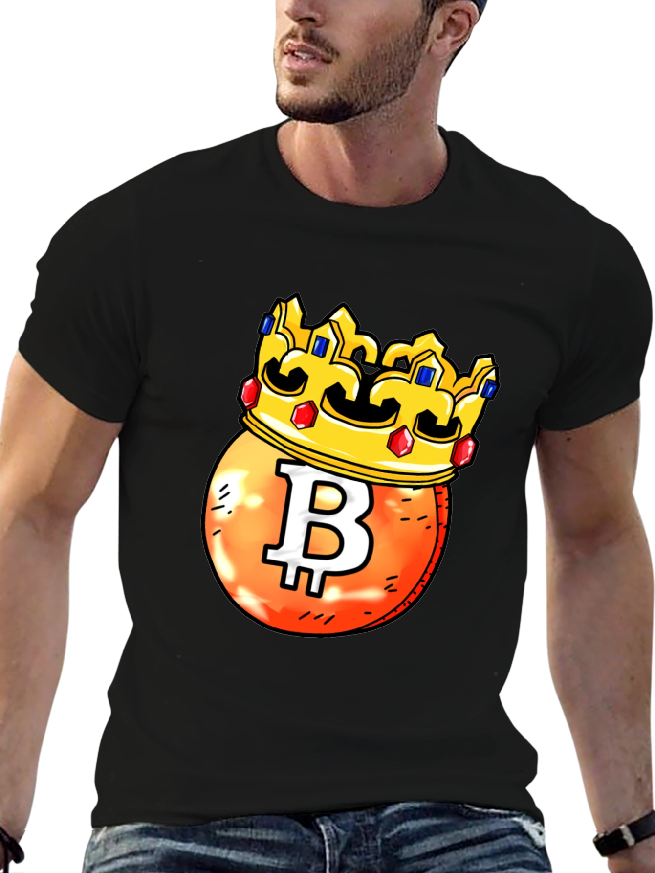 Bitcoin King T-Shirt - Crypto Currency Tee