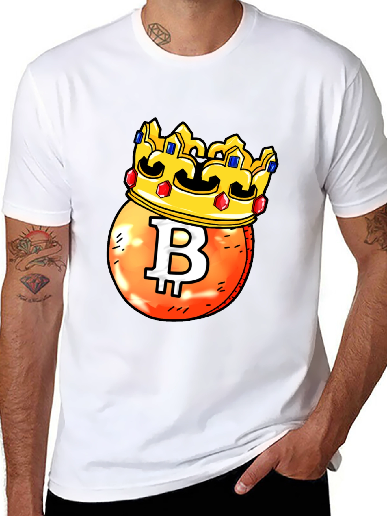 Bitcoin King T-Shirt - Crypto Currency Tee