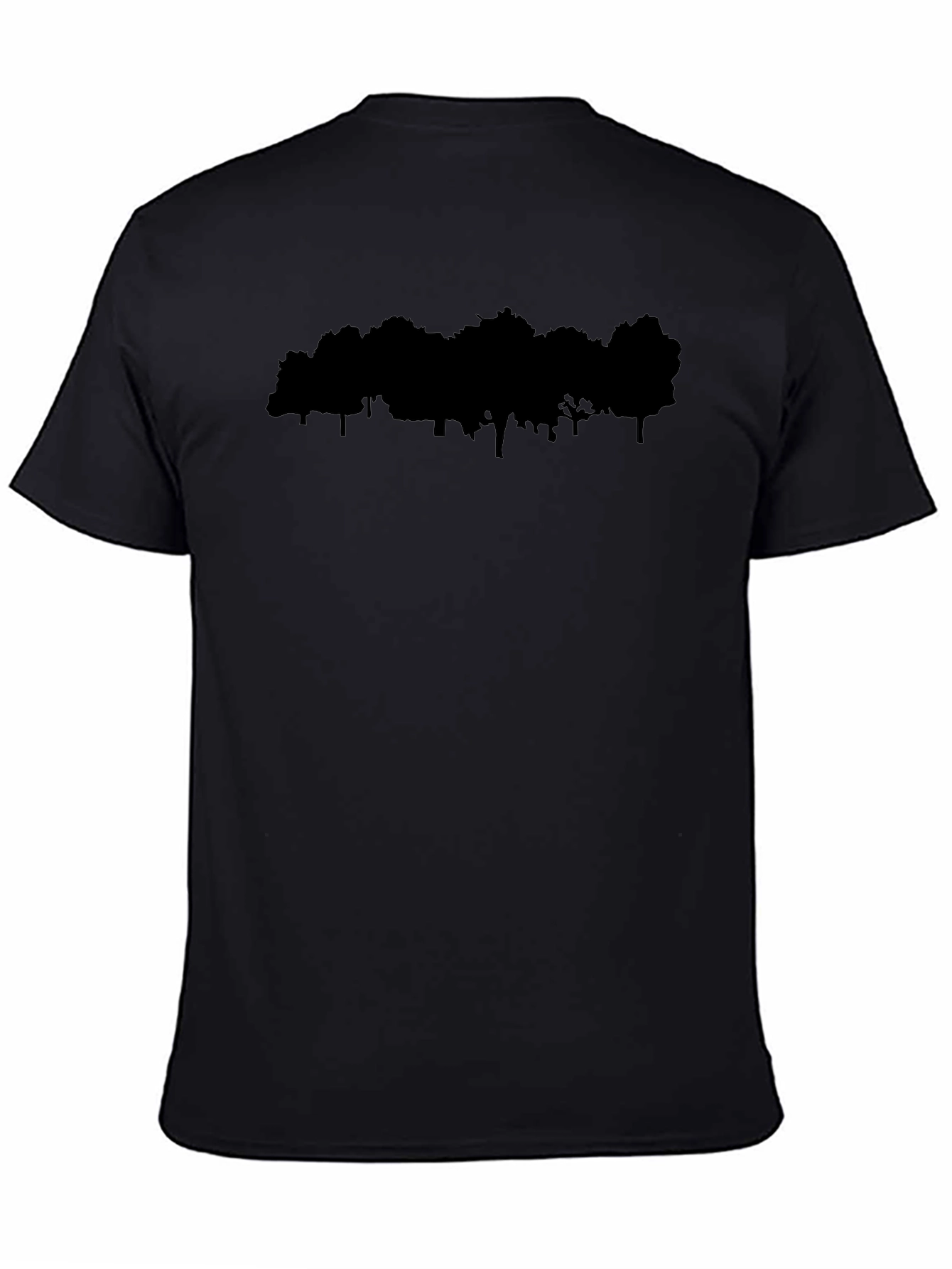 Silhouette Tree Black Graphic Tee