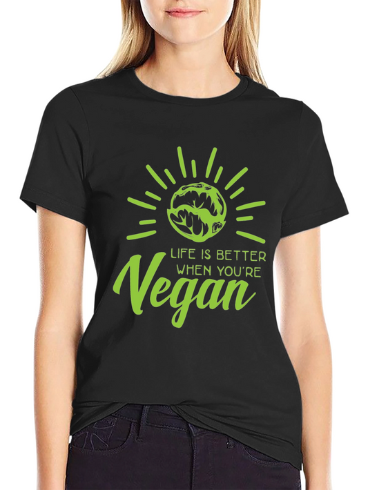 Vegan Life T-Shirt - Black