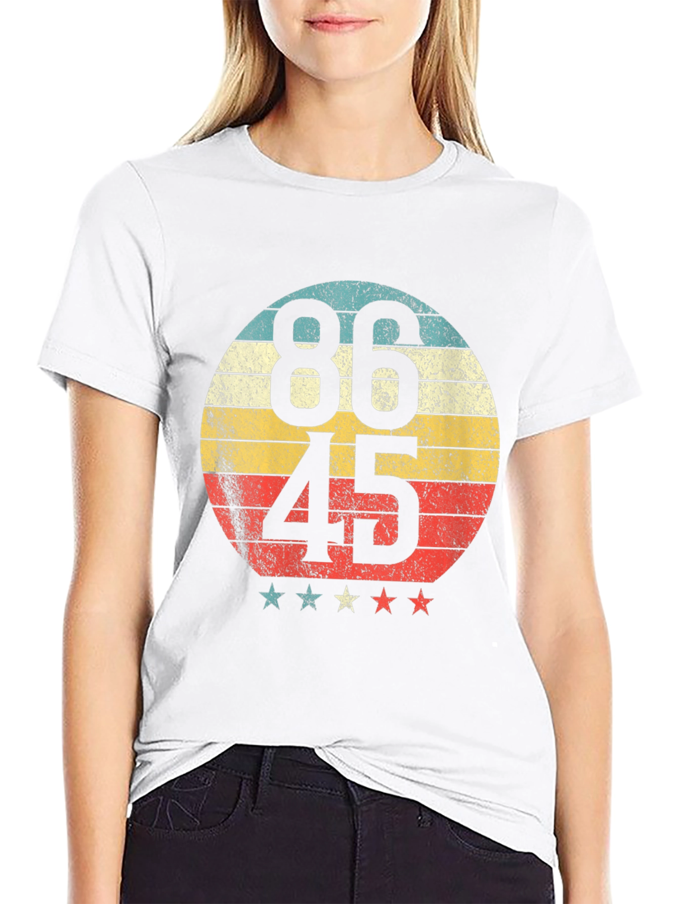 86 45 Retro Graphic Tee - Political Statement T-Shirt