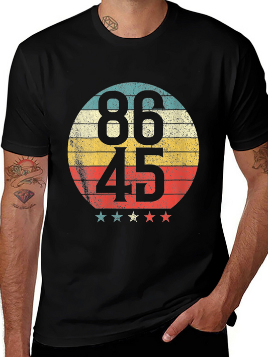 86 45 Retro Graphic Tee - Political Statement T-Shirt
