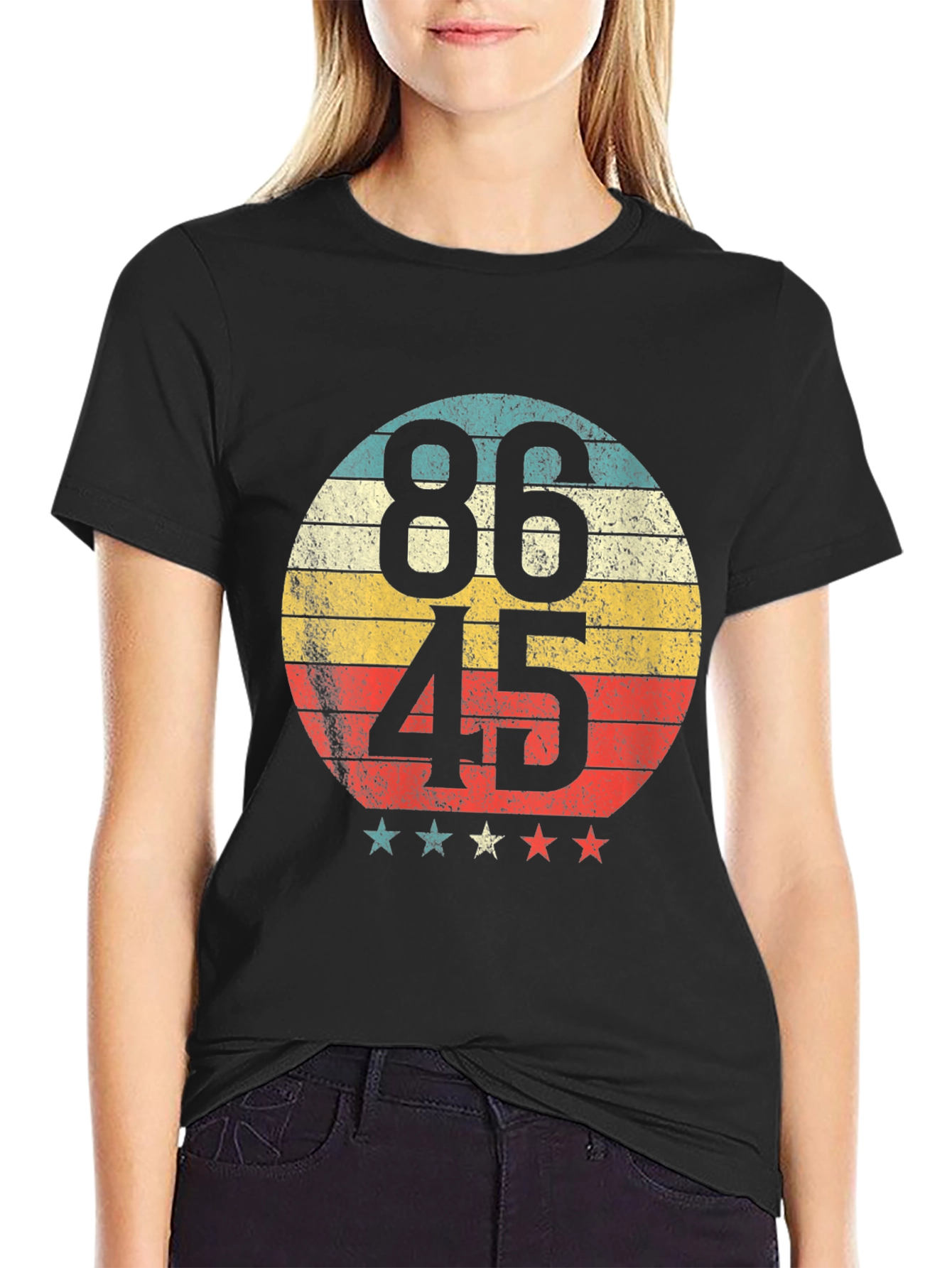 86 45 Retro Graphic Tee - Political Statement T-Shirt