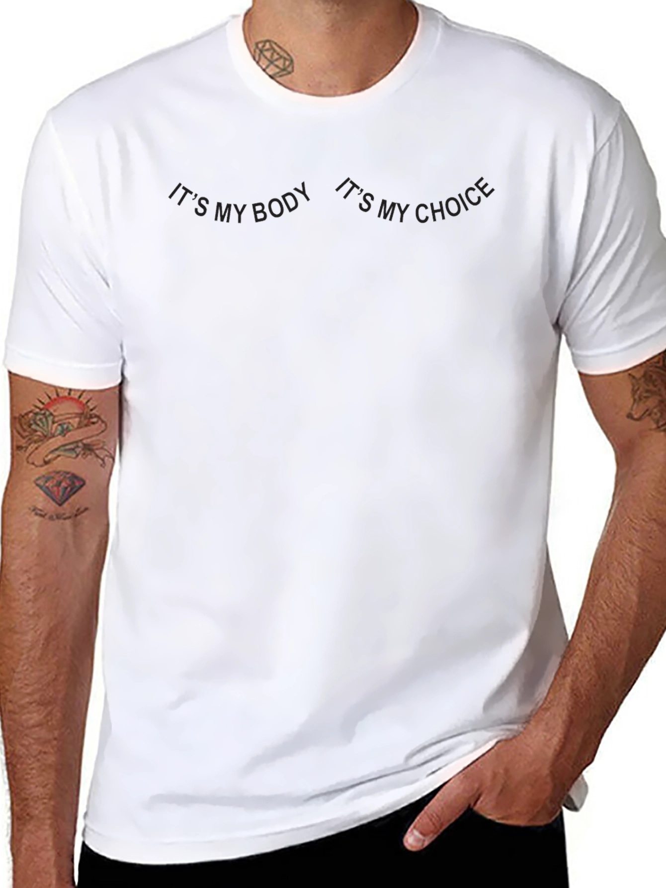 Black Its My Body Its My Choice T-Shirt