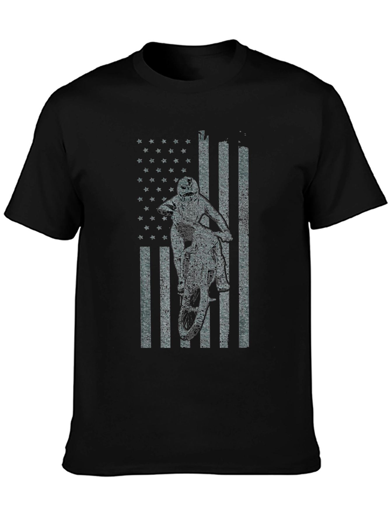 American Flag Motocross T-Shirt